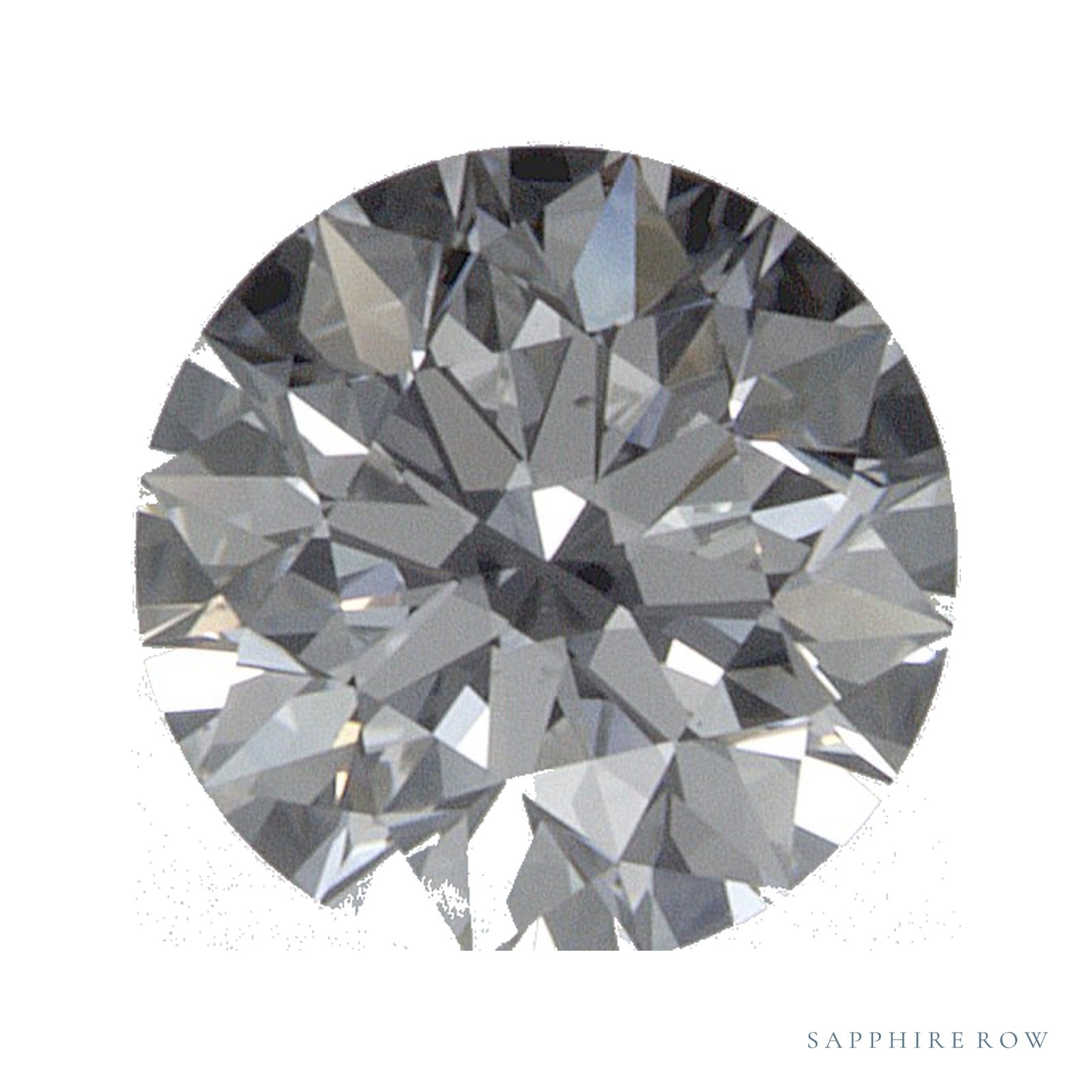 0.56 ct natural diamond, round cut | Sapphire Row · cut4