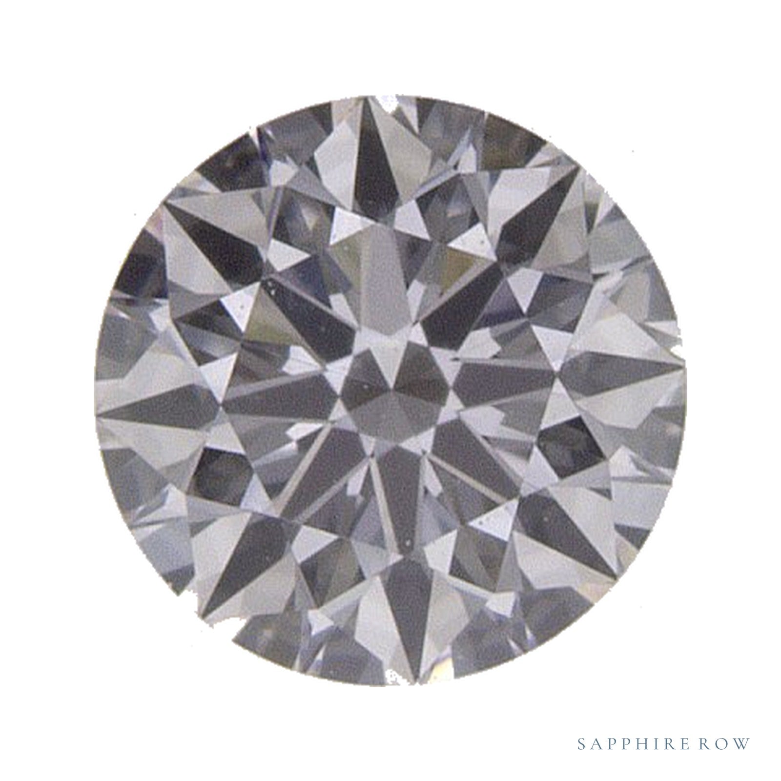 0.56 ct natural diamond, round cut | Sapphire Row · cut4