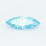 0.56 ct lab-grown fancy vivid blue diamond, marquise cut | Sapphire Row · cut7