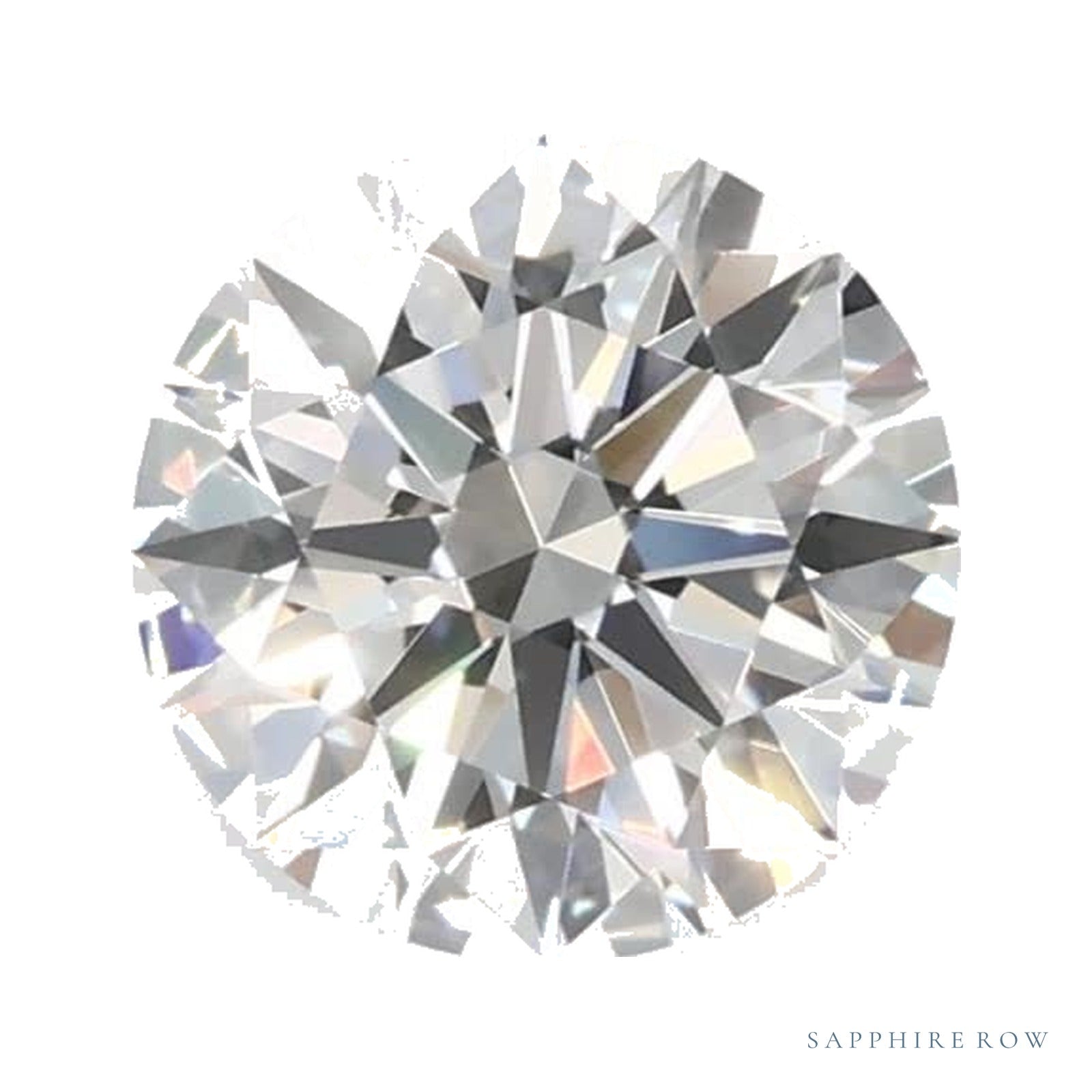 0.56 ct lab-grown diamond, round cut | Sapphire Row · cut4