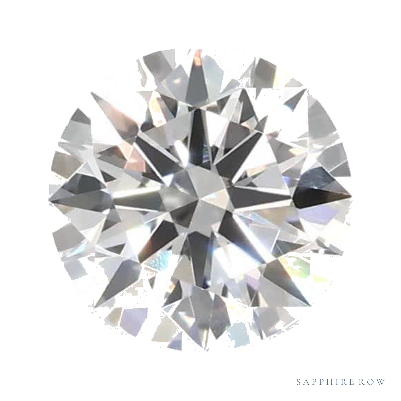 0.56 ct Round Lab-Grown Diamond – E VVS2 — Sapphire Row · cut · cut3 · cut4