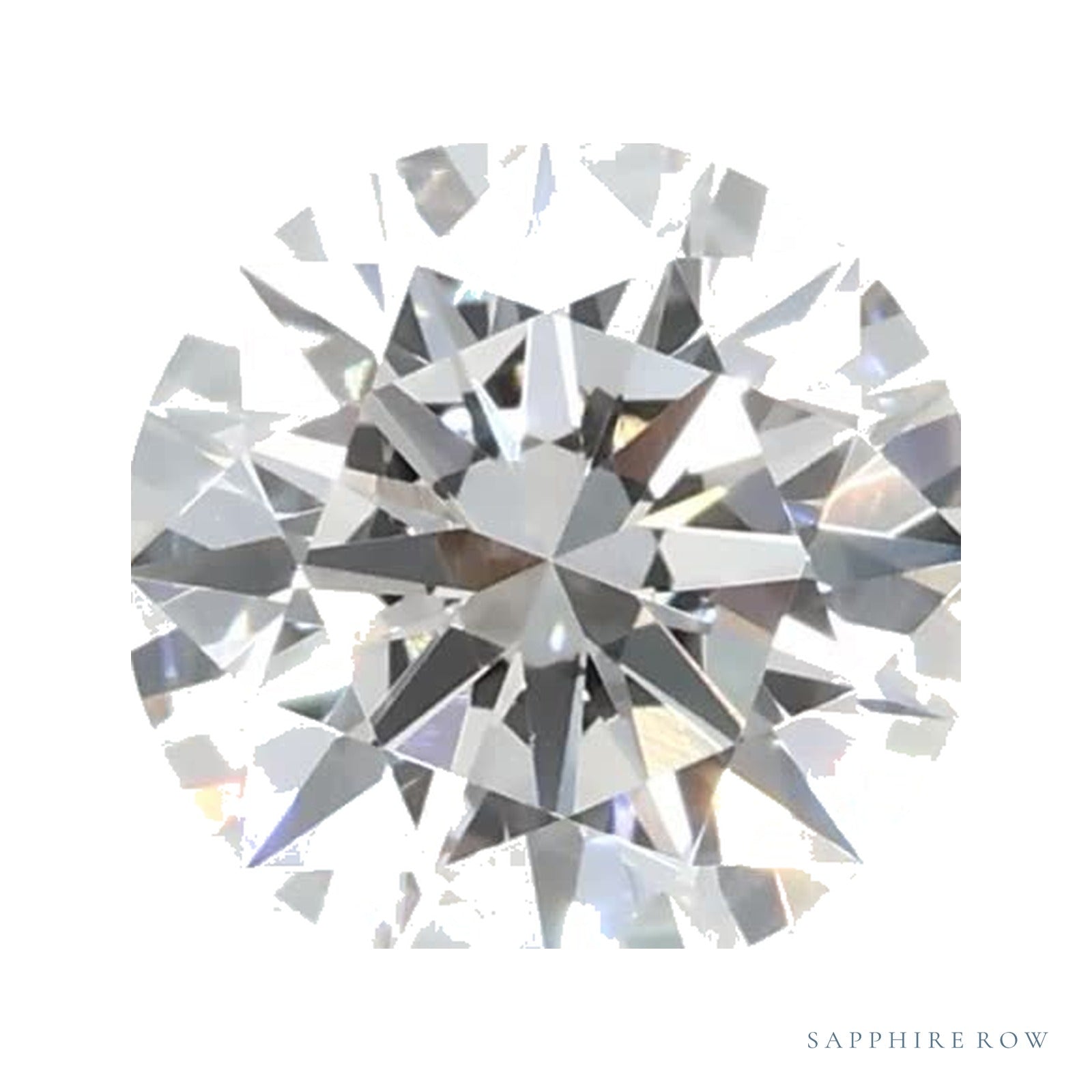 0.56 ct lab-grown diamond, round cut | Sapphire Row · cut4