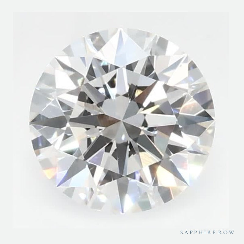 0.56 ct lab-grown diamond, round cut | Sapphire Row · cut6