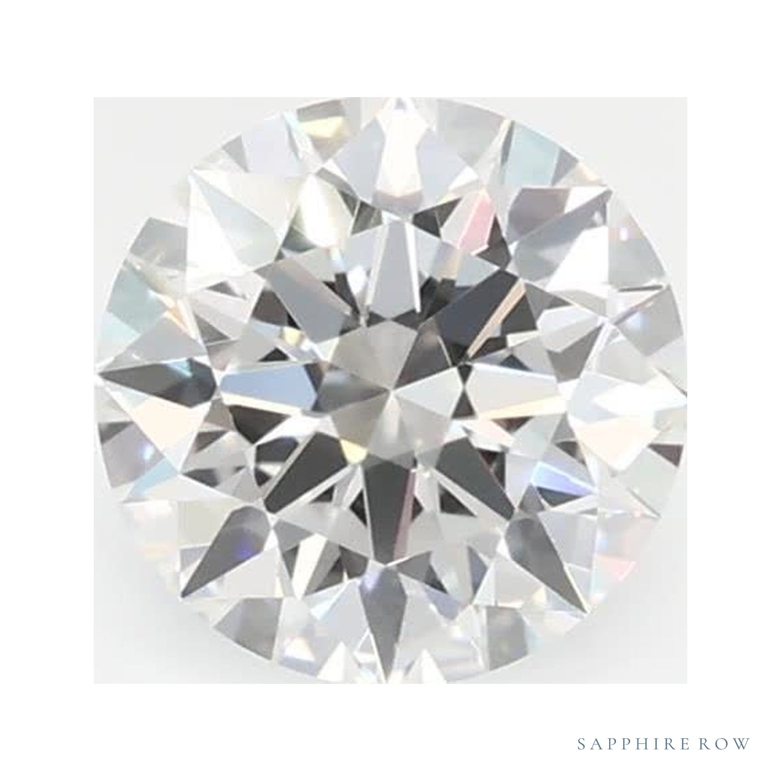 0.56 ct lab-grown diamond, round cut | Sapphire Row · cut4