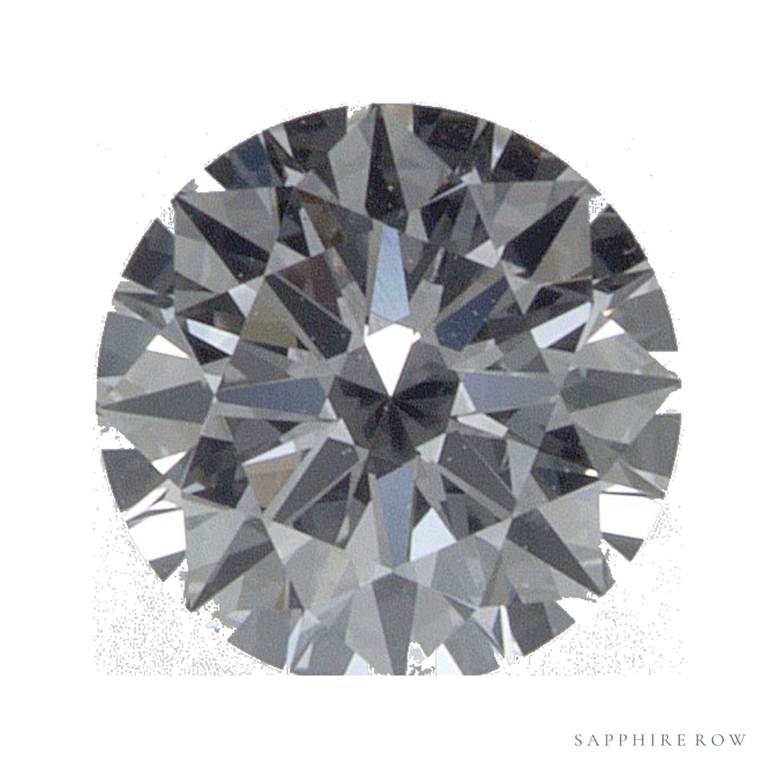 0.56 ct lab-grown diamond, round cut | Sapphire Row · cut4