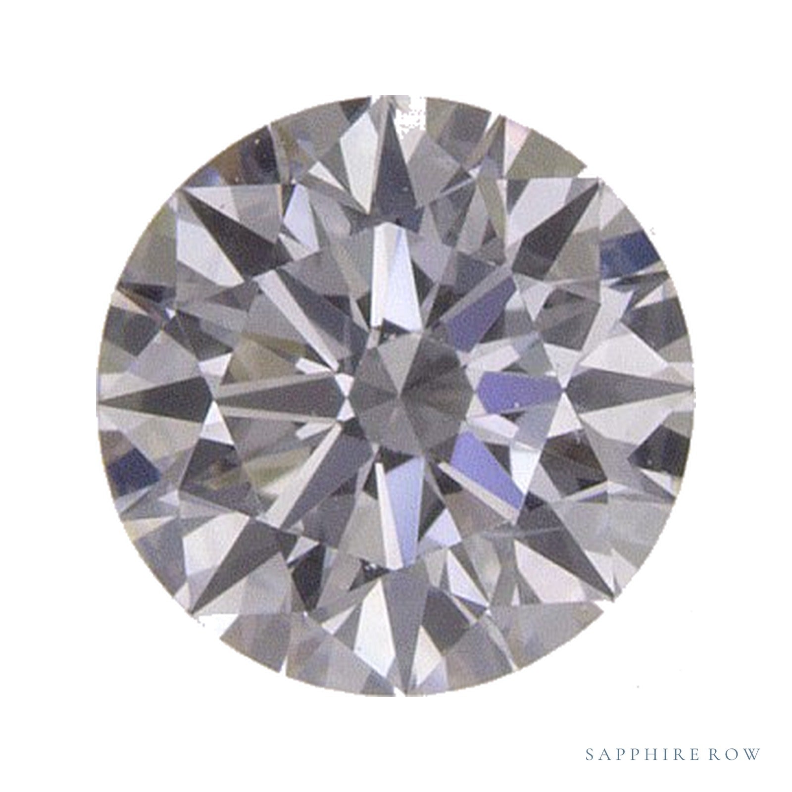 0.55 ct Round Natural Diamond – E SI1 — Sapphire Row · cut · cut3 · cut4
