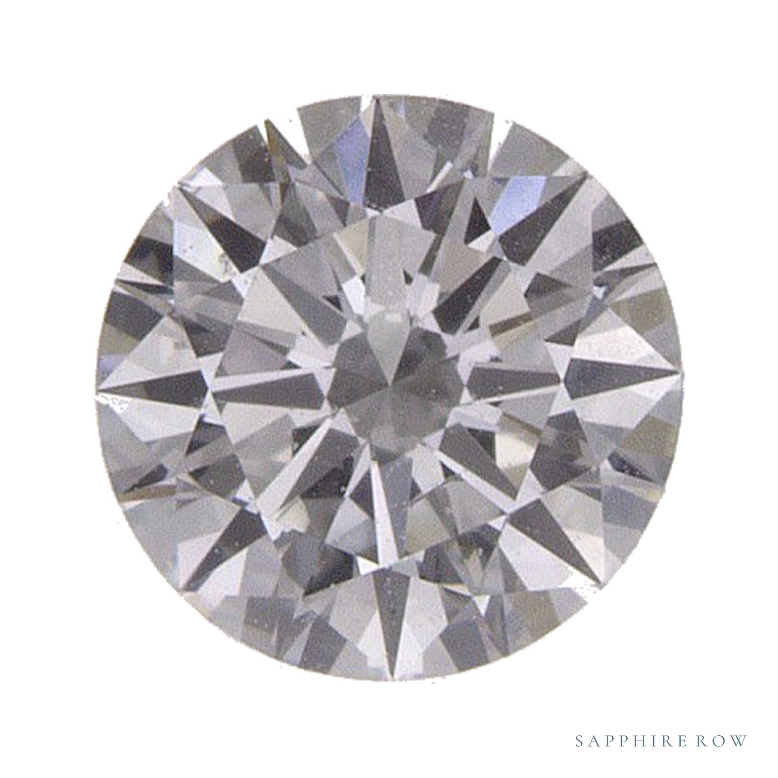 0.55 ct natural diamond, round cut | Sapphire Row · cut4