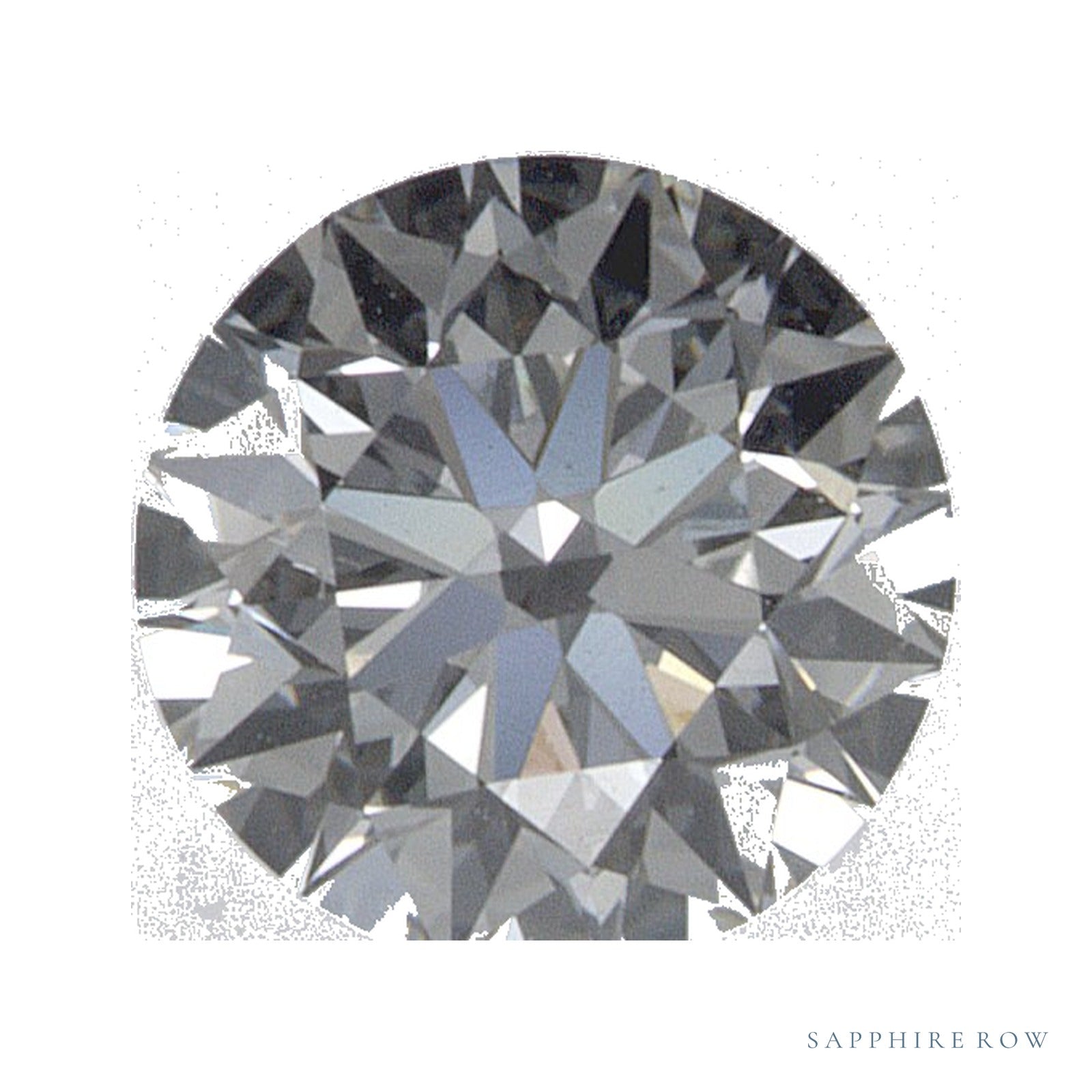 0.55 ct natural diamond, round cut | Sapphire Row · cut4