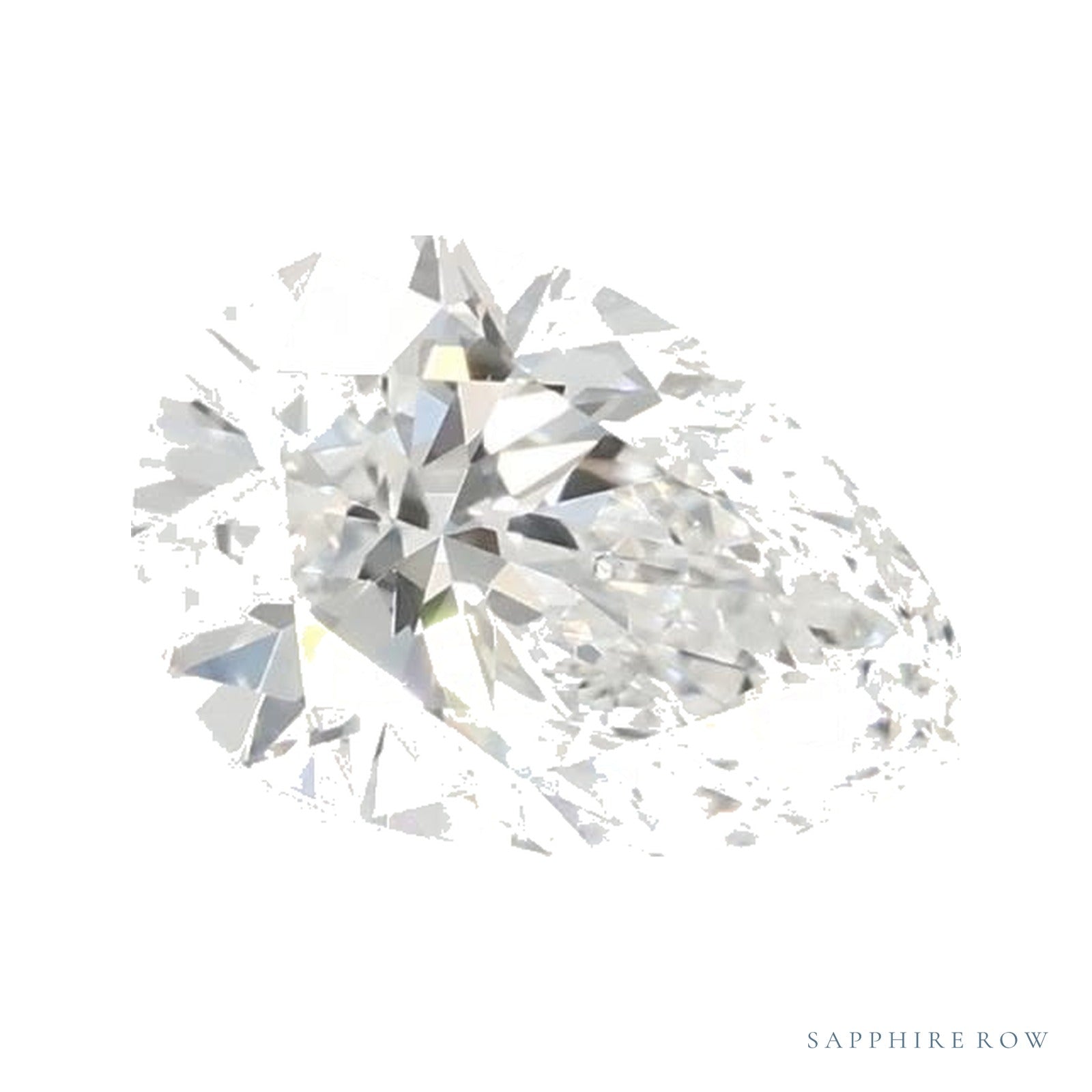 0.55 ct Pear Lab-Grown Diamond – D VVS2 — Sapphire Row · cut · cut3 · cut4