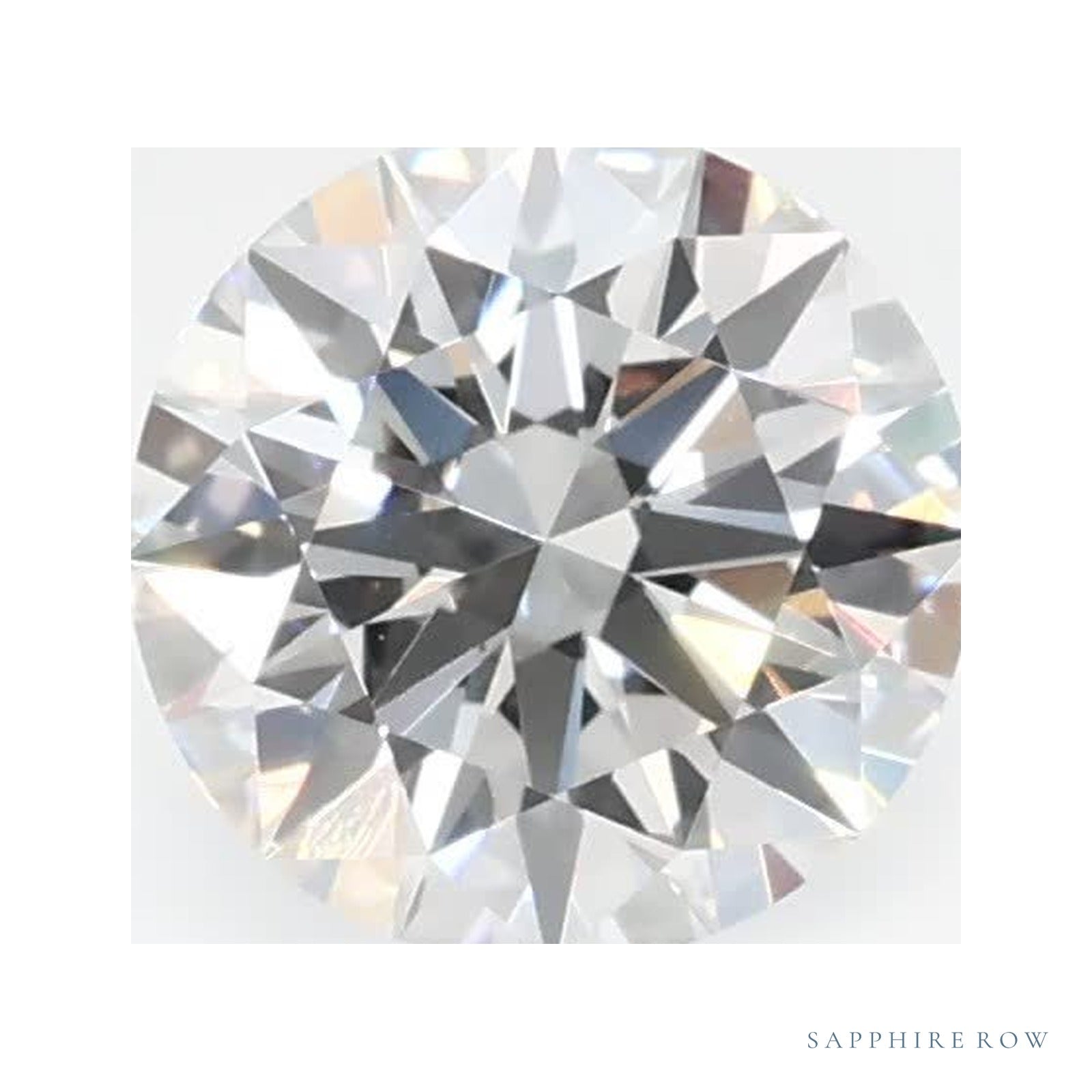 0.55 ct Round Lab-Grown Diamond – F VVS2 — Sapphire Row · cut3 · cut4