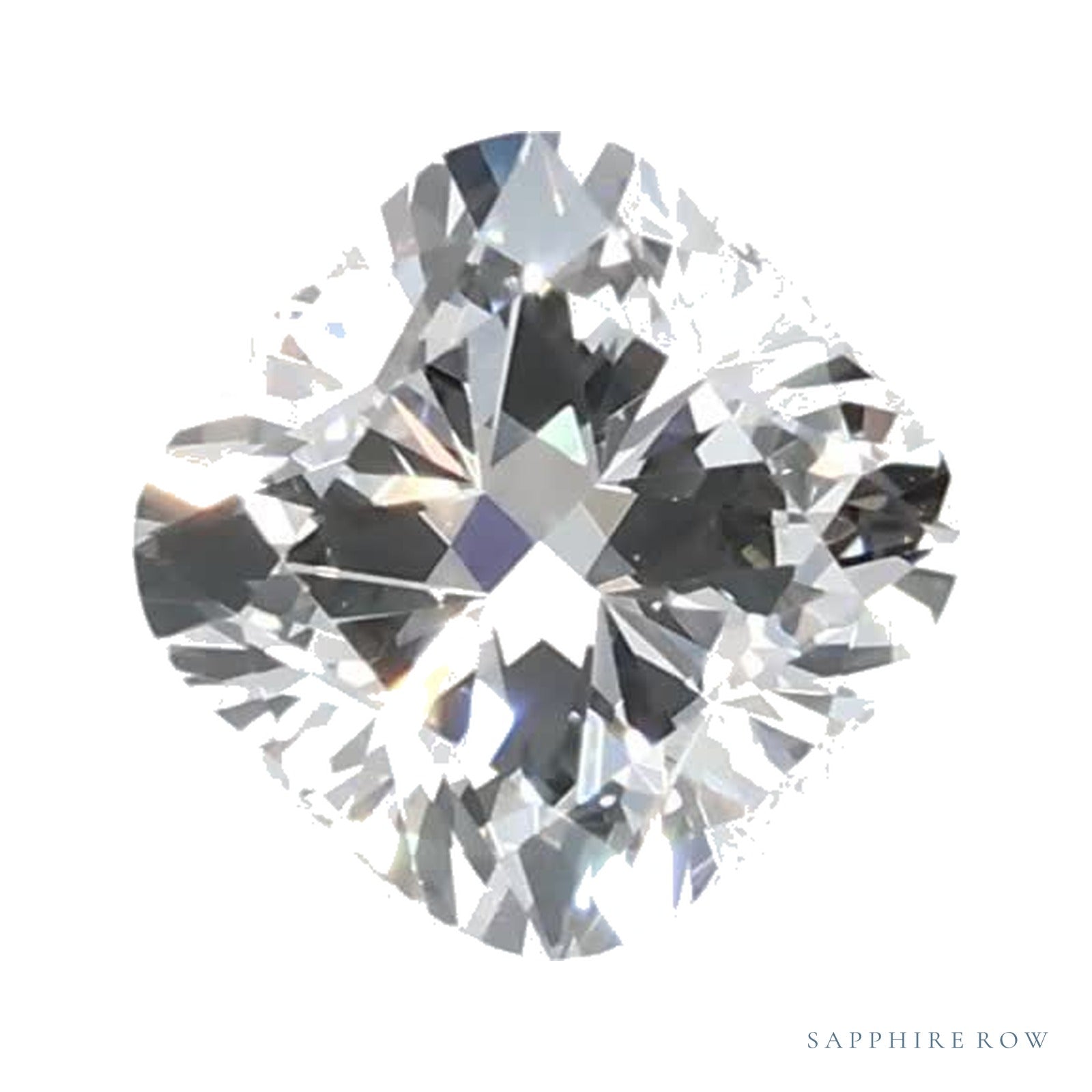 0.55 ct Cushion Lab-Grown Diamond – D VVS2 — Sapphire Row · cut · cut3 · cut4