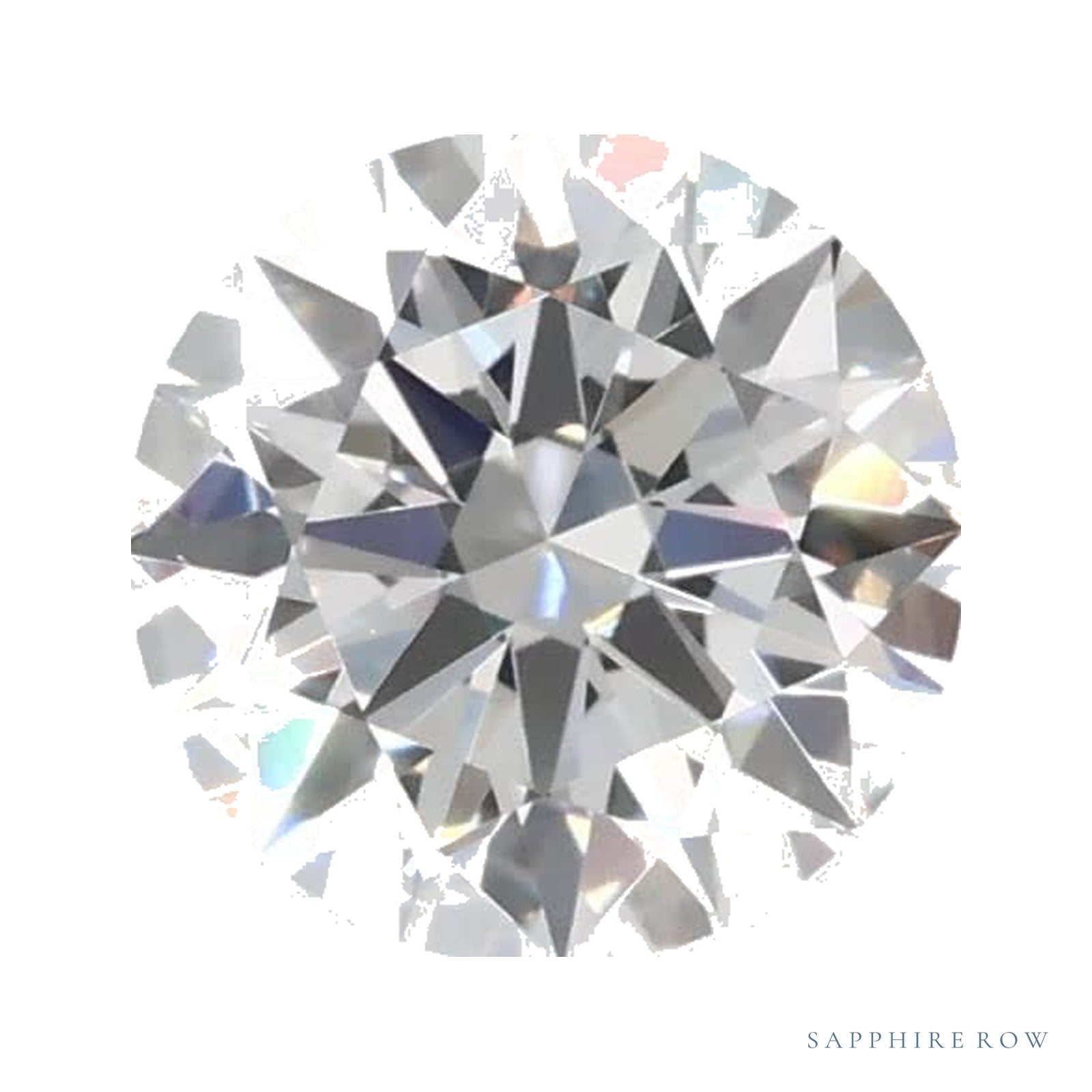 0.55 ct lab-grown diamond, round cut | Sapphire Row · cut4
