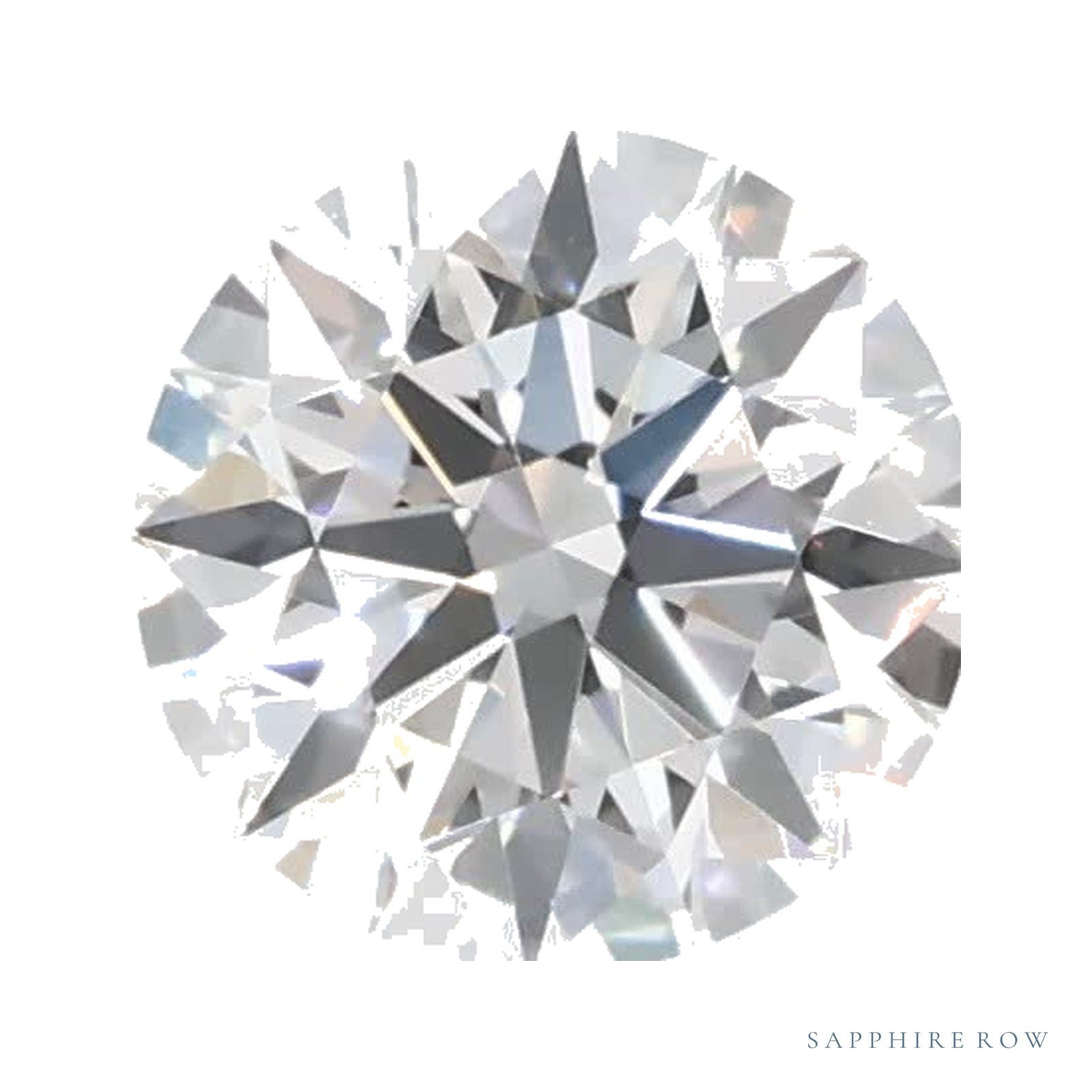 0.55 ct lab-grown diamond, round cut | Sapphire Row · cut4