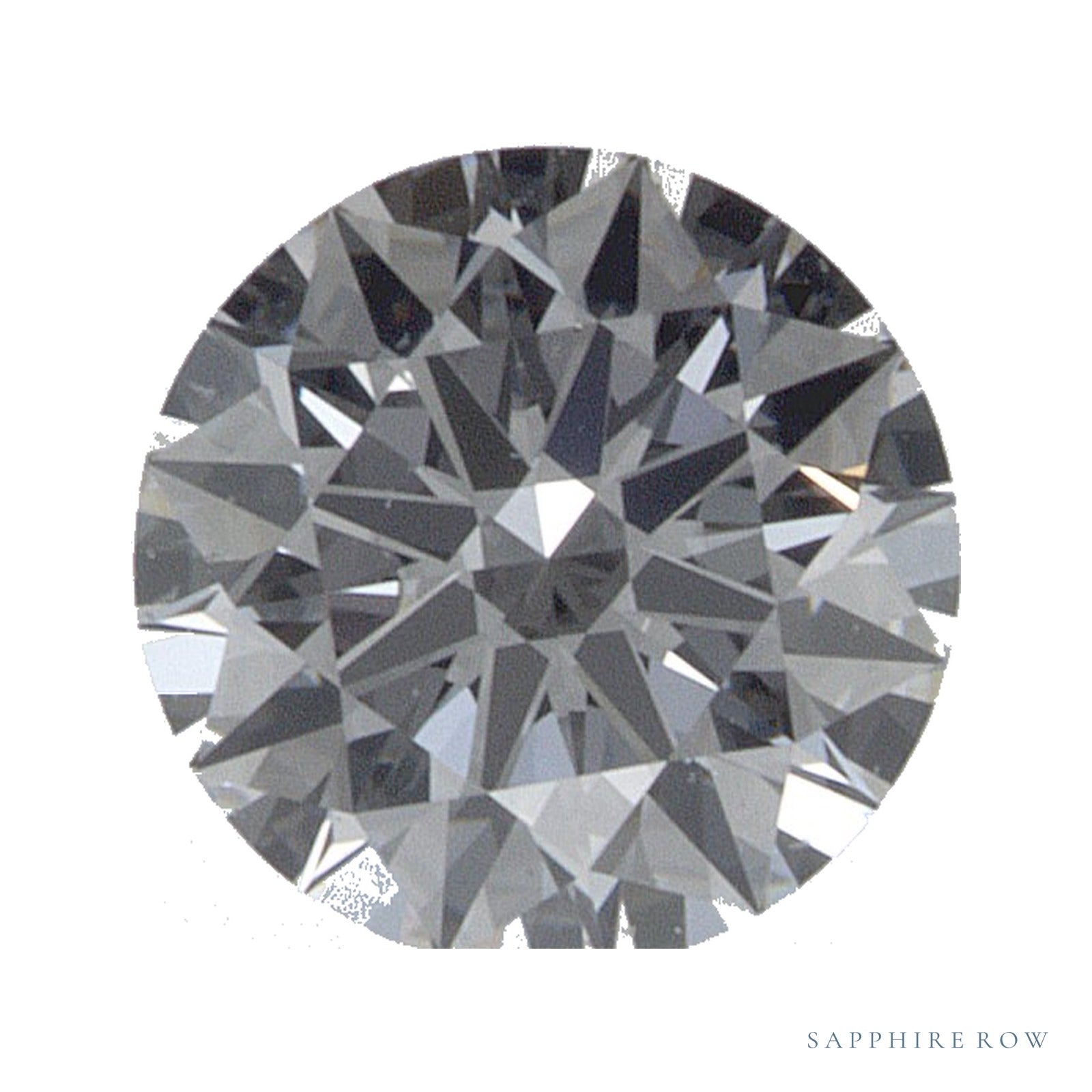 0.55 ct lab-grown diamond, round cut | Sapphire Row · cut4