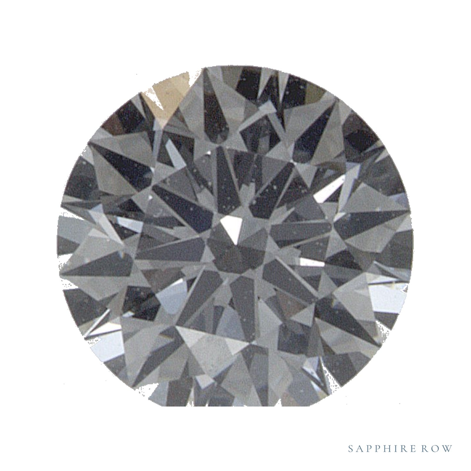 0.55 ct lab-grown diamond, round cut | Sapphire Row · cut4