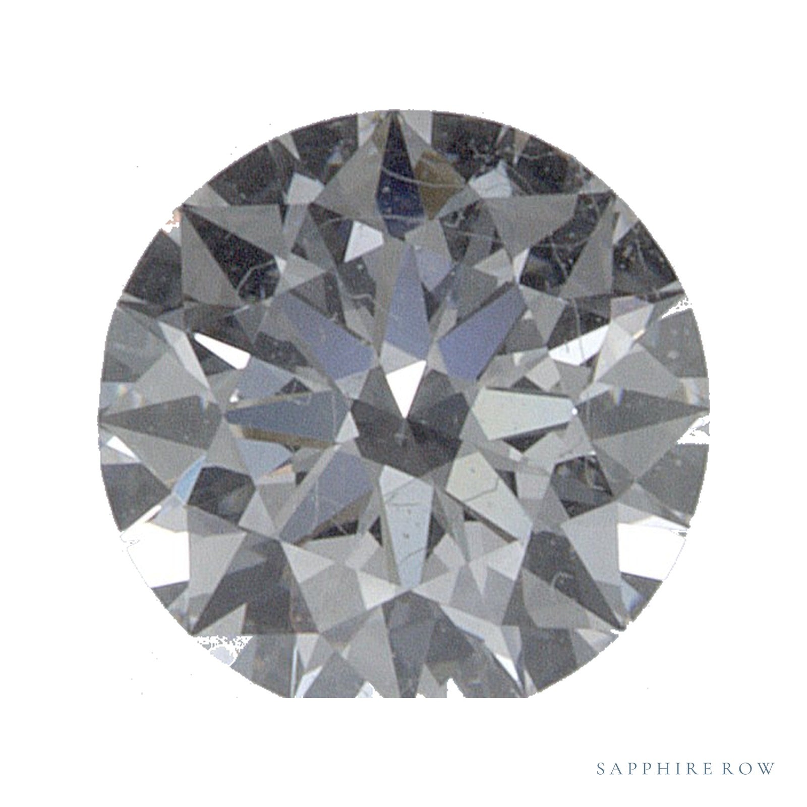0.55 ct lab-grown diamond, round cut | Sapphire Row · cut4