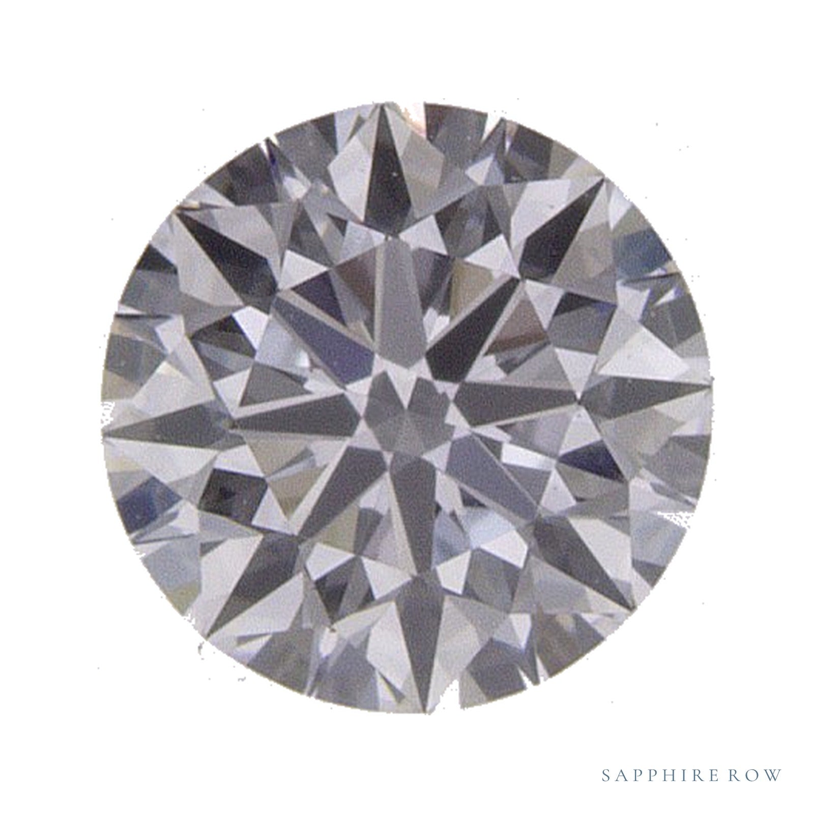 0.54 ct natural diamond, round cut | Sapphire Row · cut4