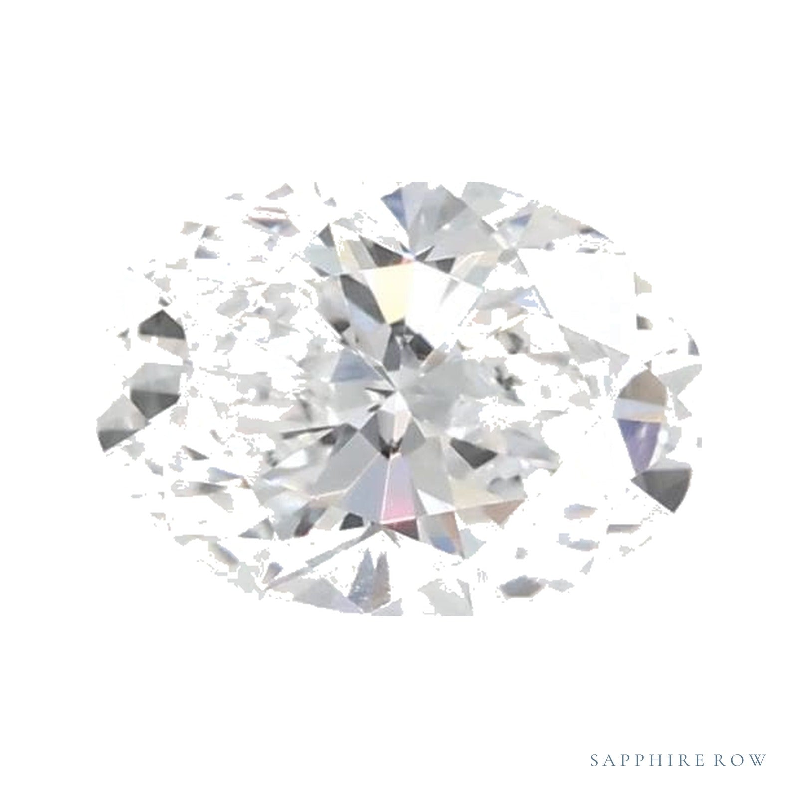 0.54 ct lab-grown diamond, oval cut | Sapphire Row · cut4