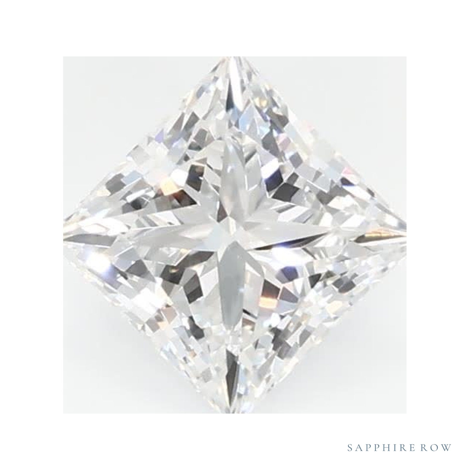0.54 ct lab-grown diamond, square cut | Sapphire Row · cut4