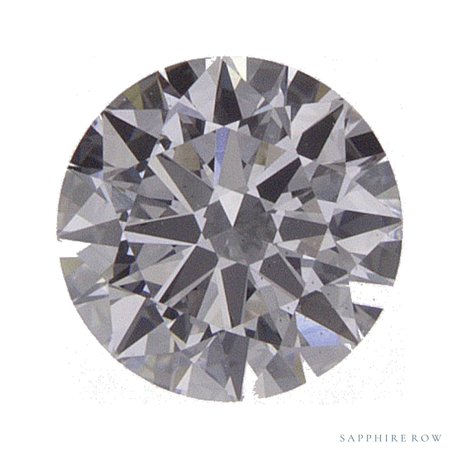 0.54 ct lab-grown diamond, round cut | Sapphire Row · cut4