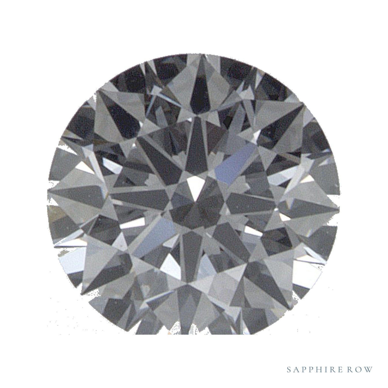 0.54 ct lab-grown diamond, round cut | Sapphire Row · cut4