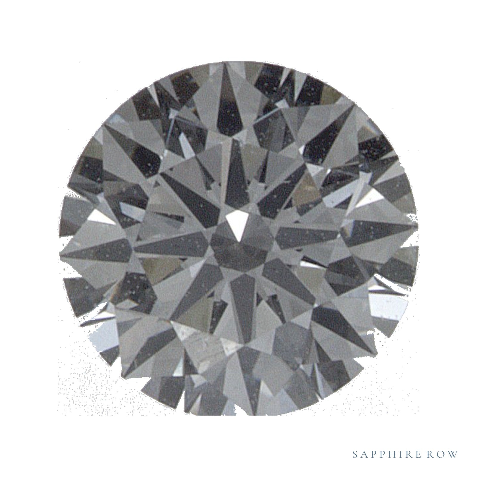 0.54 ct lab-grown diamond, round cut | Sapphire Row · cut4