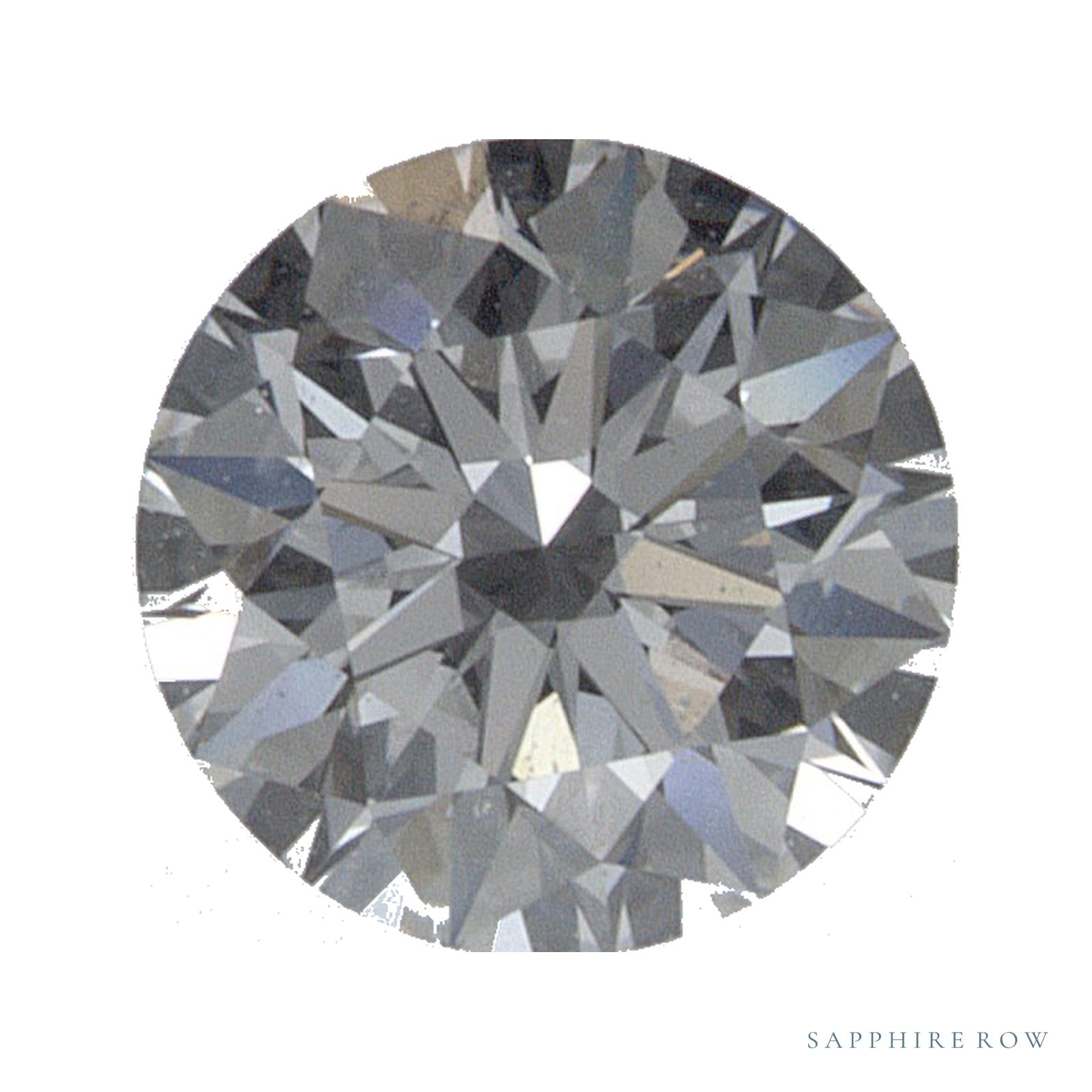 0.54 ct lab-grown diamond, round cut | Sapphire Row · cut4