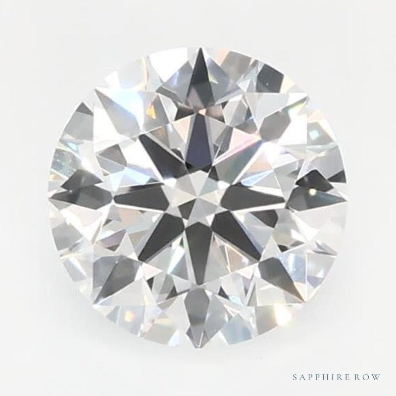 0.54 ct lab-grown diamond, round cut | Sapphire Row · cut6