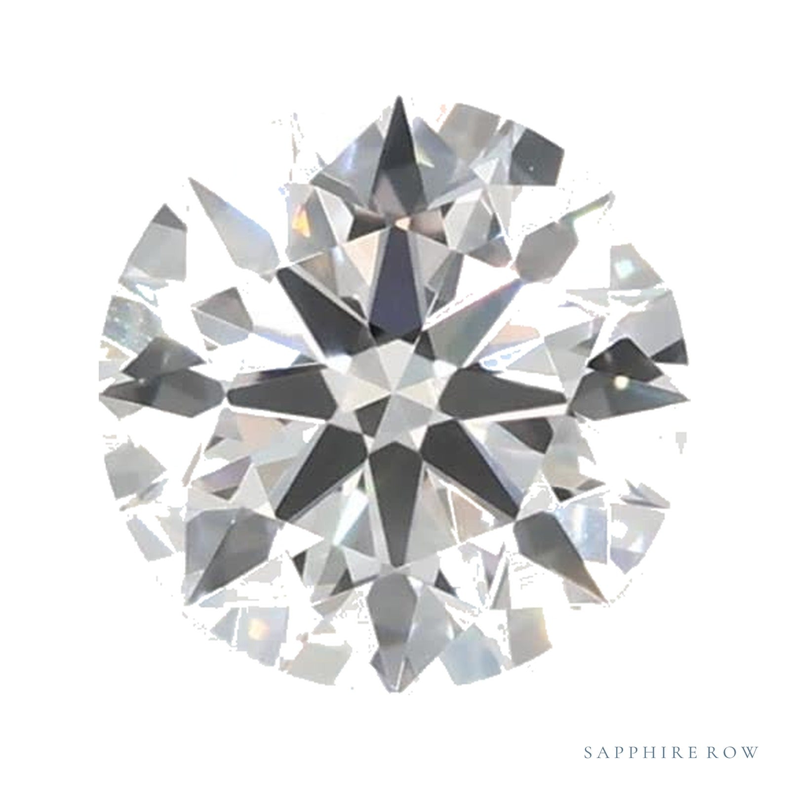 0.54 ct lab-grown diamond, round cut | Sapphire Row · cut4