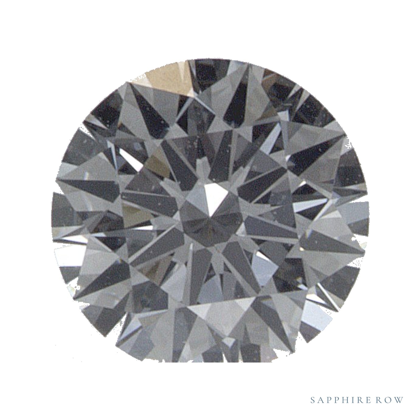 0.54 ct lab-grown diamond, round cut | Sapphire Row · cut4