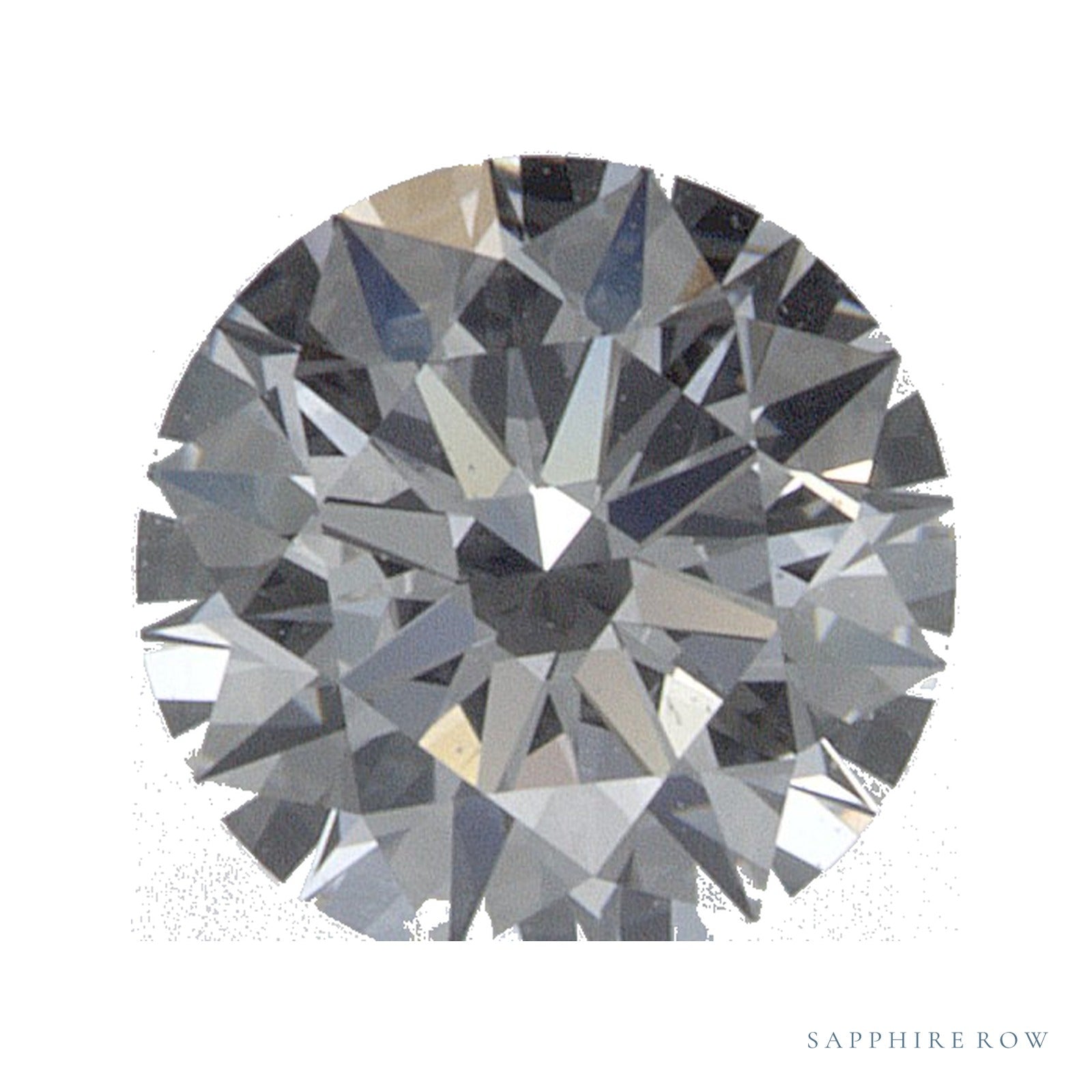 0.54 ct lab-grown diamond, round cut | Sapphire Row · cut4