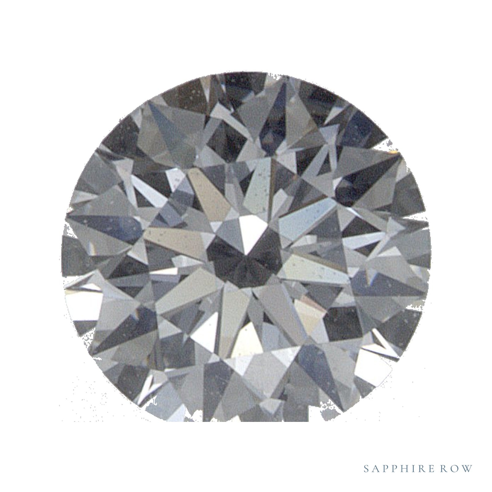 0.54 ct lab-grown diamond, round cut | Sapphire Row · cut4