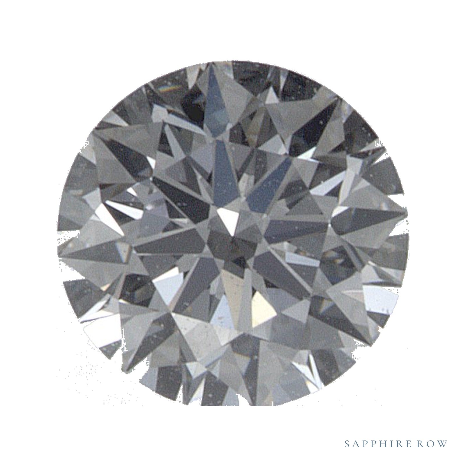 0.54 ct lab-grown diamond, round cut | Sapphire Row