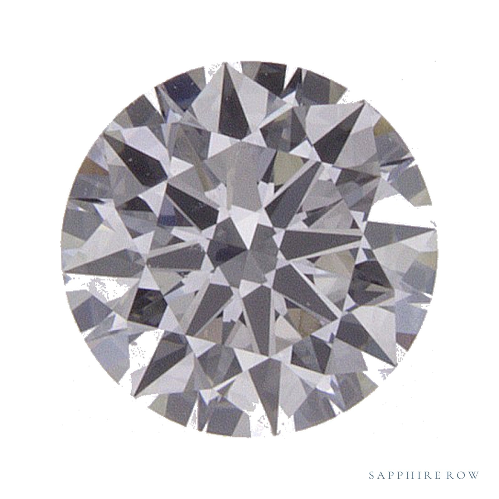 0.54 ct Round Lab-Grown Diamond – D VVS2 — Sapphire Row · cut · cut3 · cut4