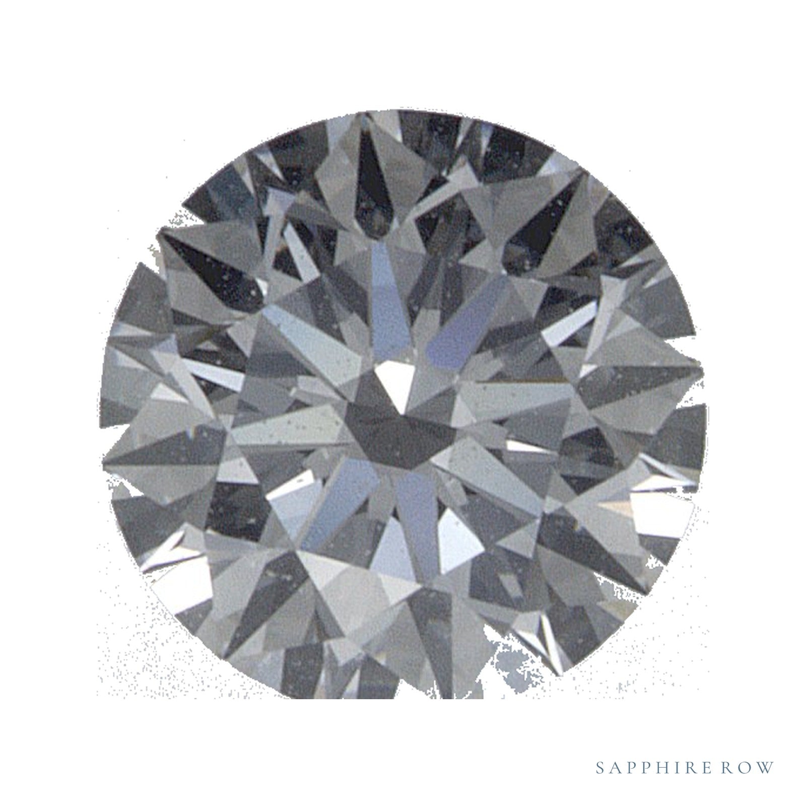 0.54 ct lab-grown diamond, round cut | Sapphire Row · cut4