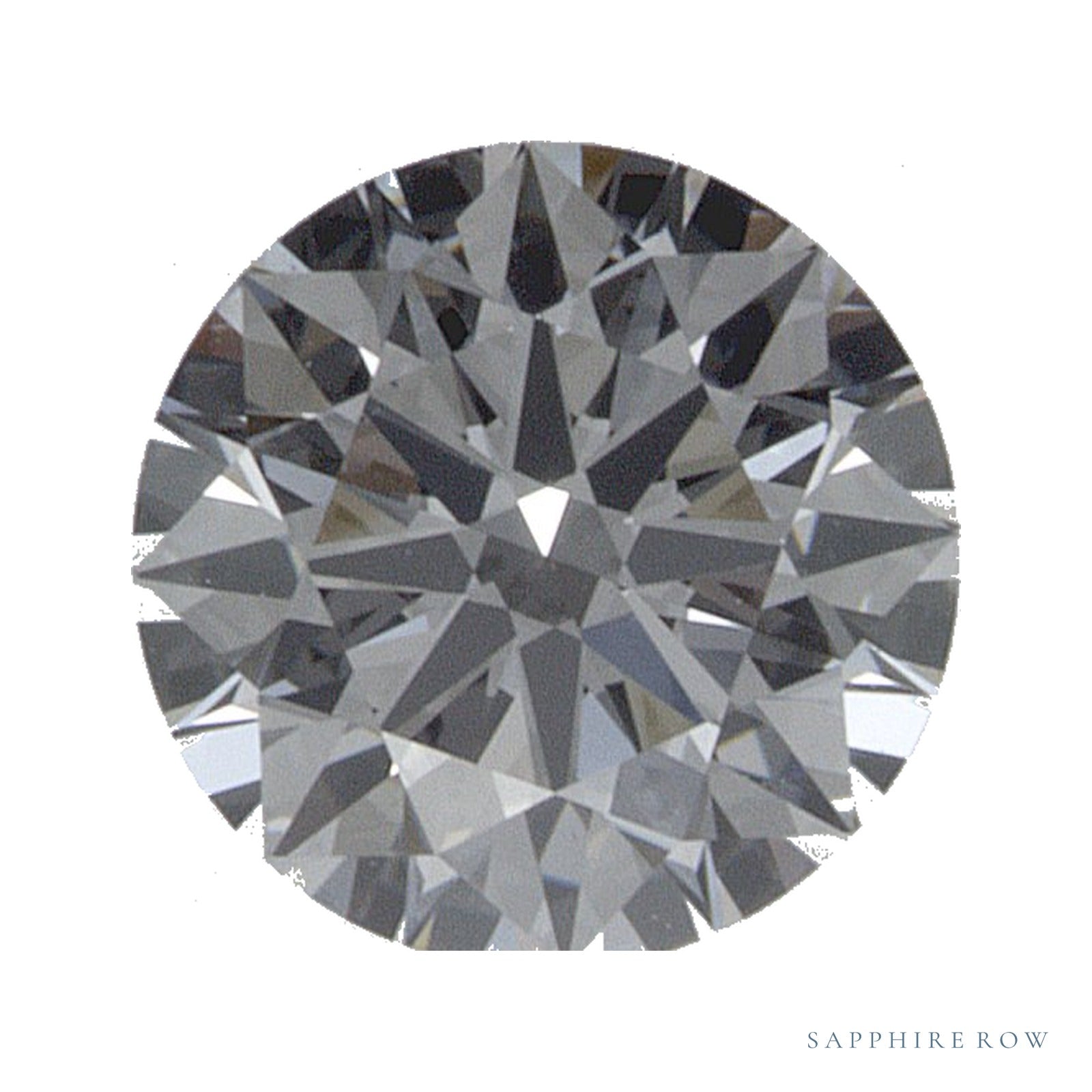 0.54 ct lab-grown diamond, round cut | Sapphire Row · cut4