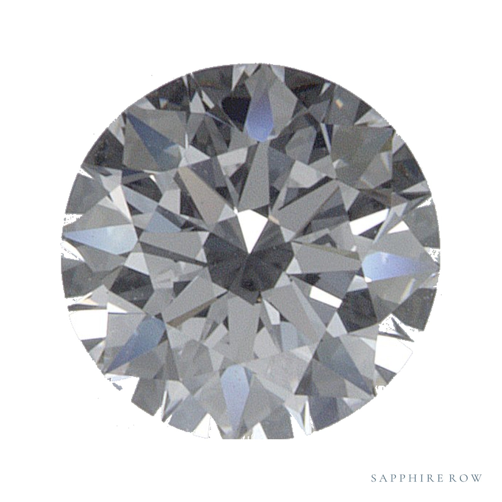 0.54 ct lab-grown diamond, round cut | Sapphire Row · cut4