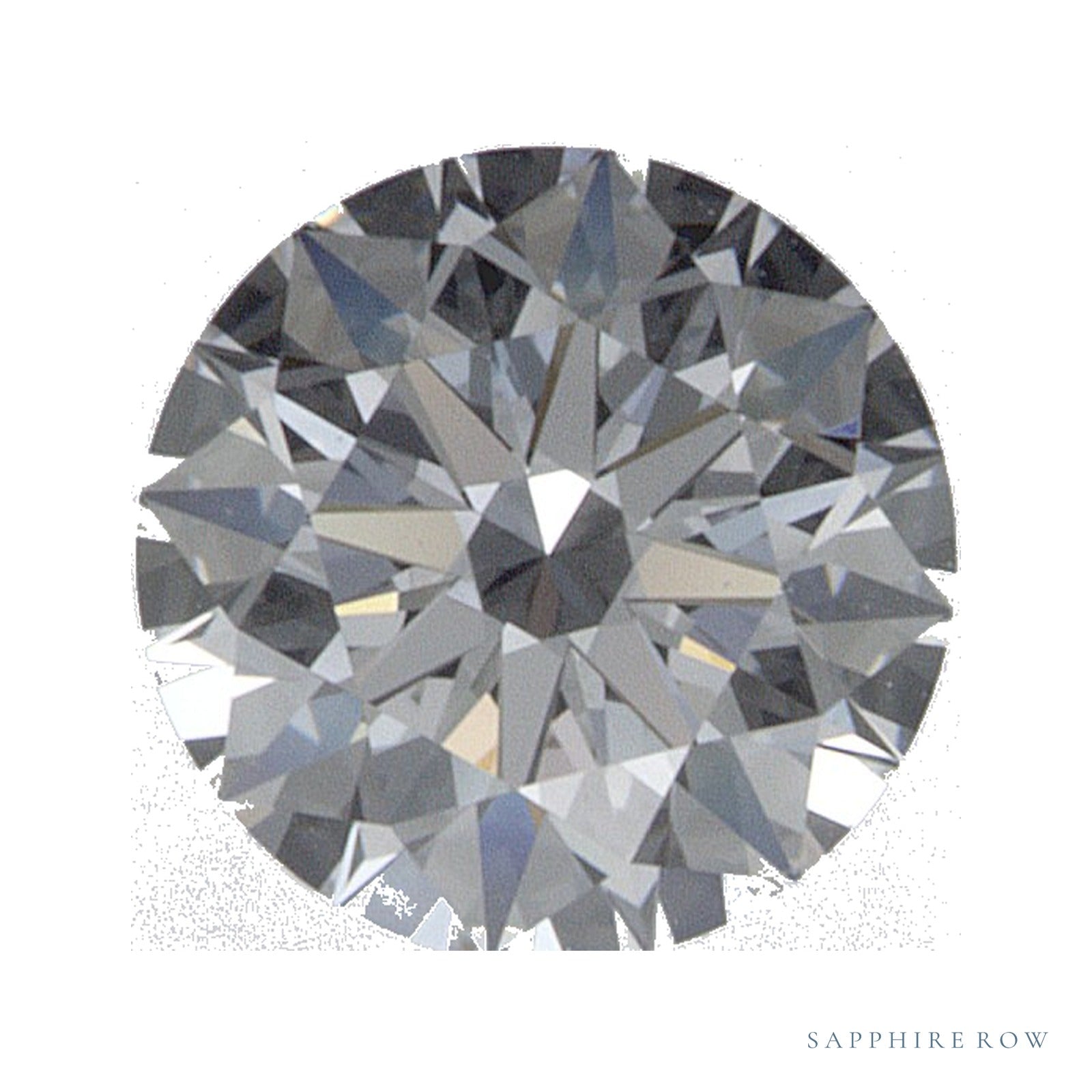 0.54 ct lab-grown diamond, round cut | Sapphire Row · cut4