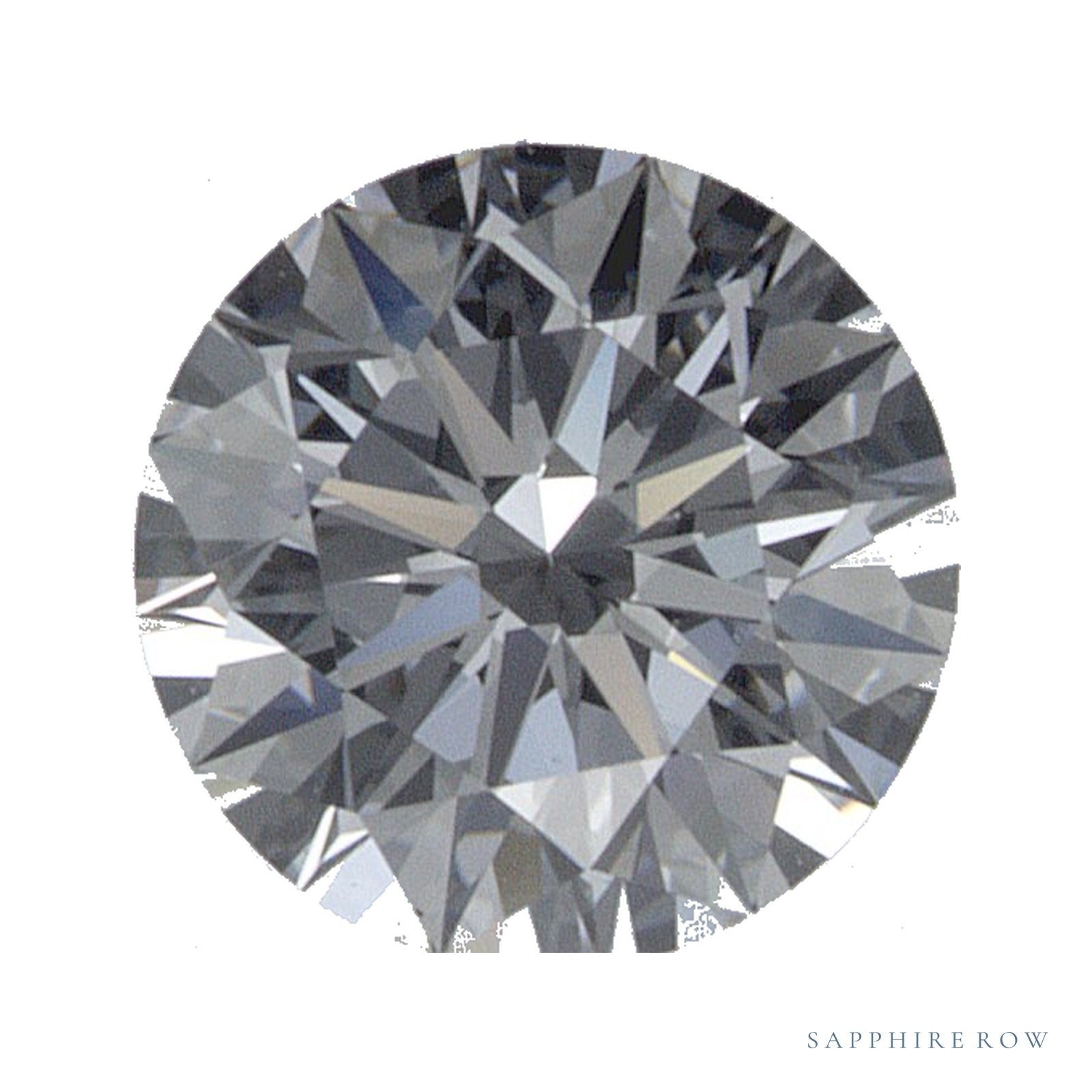 0.54 ct lab-grown diamond, round cut | Sapphire Row · cut4