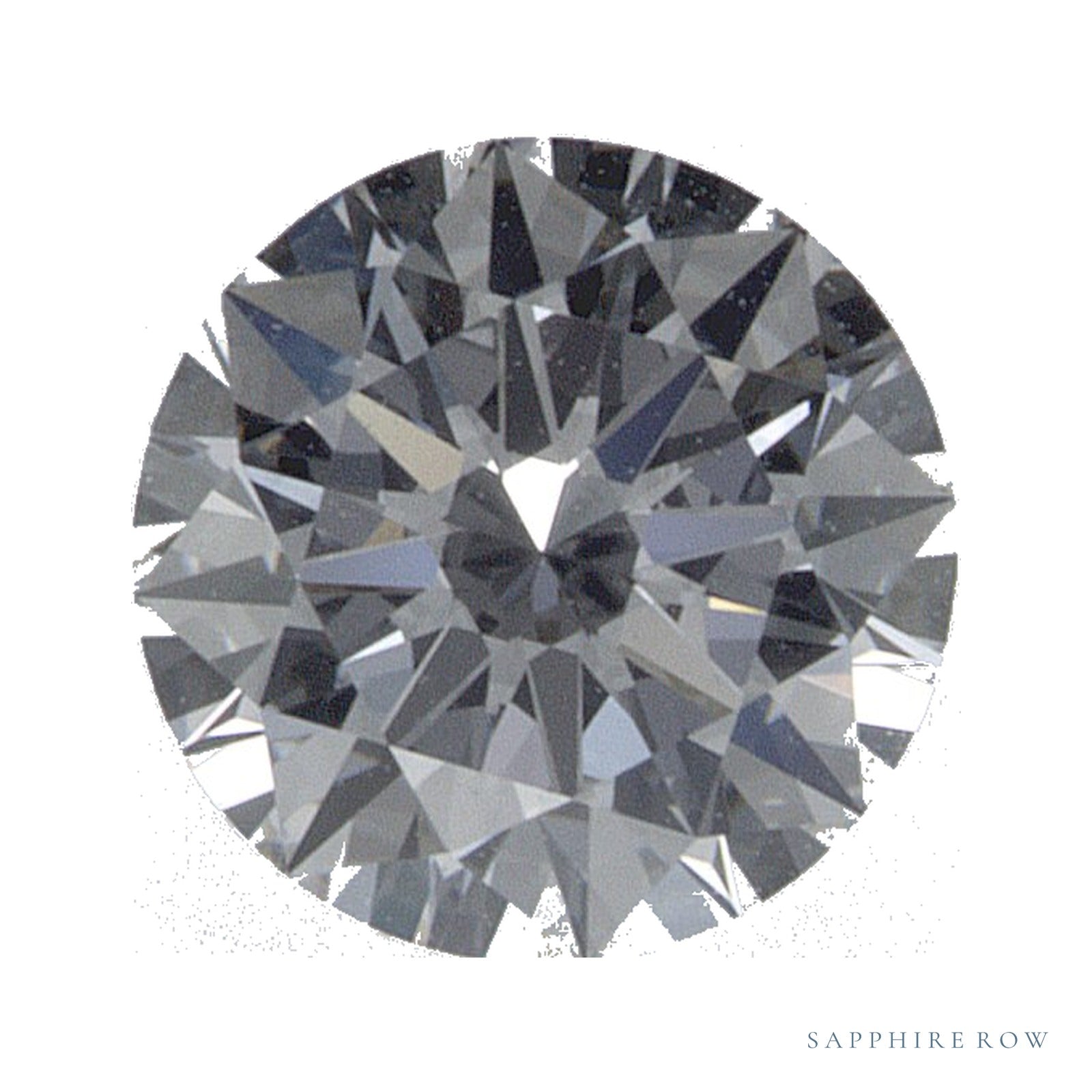 0.54 ct lab-grown diamond, round cut | Sapphire Row · cut4