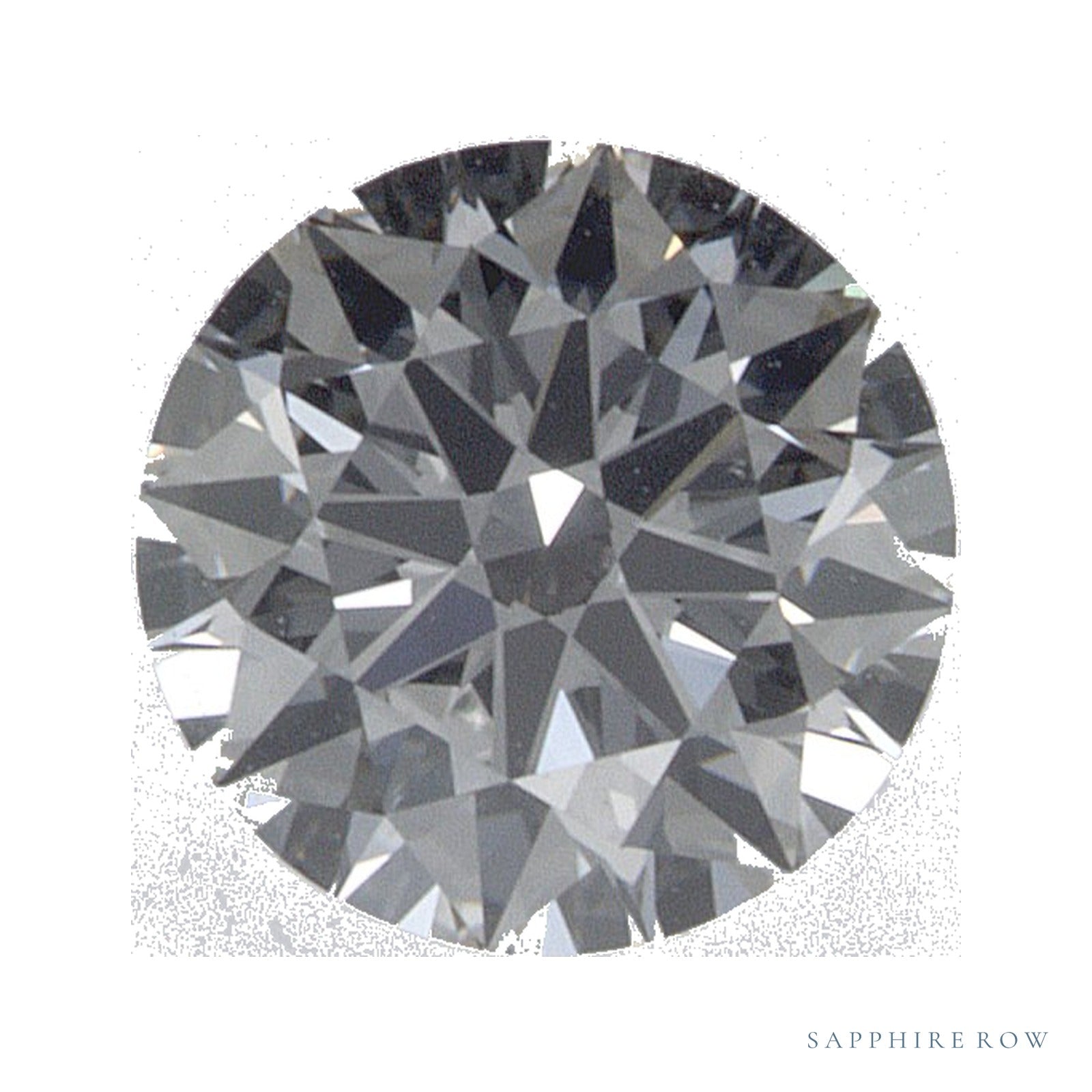 0.54 ct lab-grown diamond, round cut | Sapphire Row · cut4