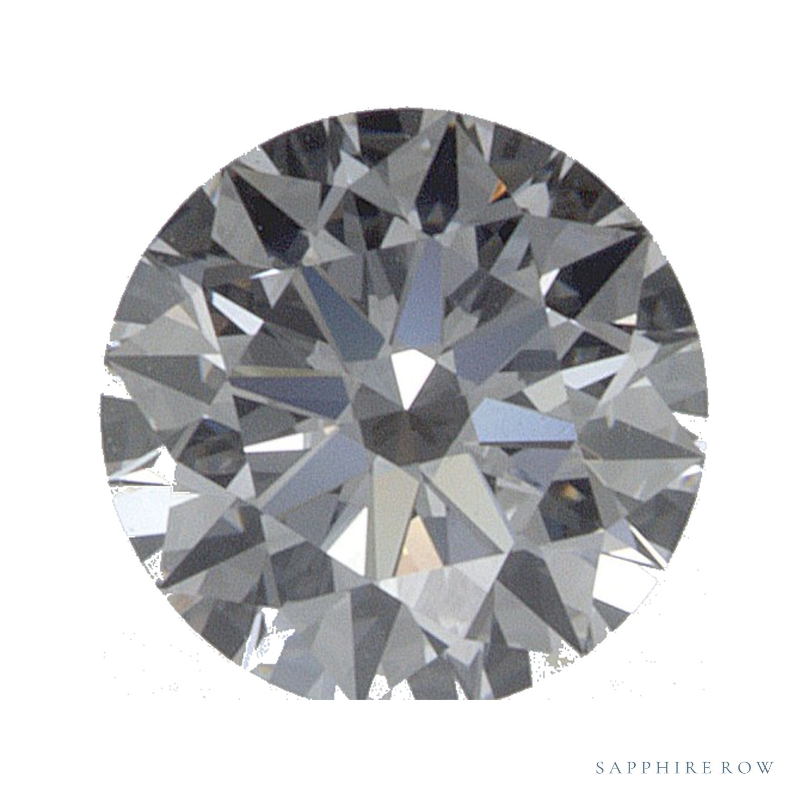 0.54 ct lab-grown diamond, round cut | Sapphire Row · cut4