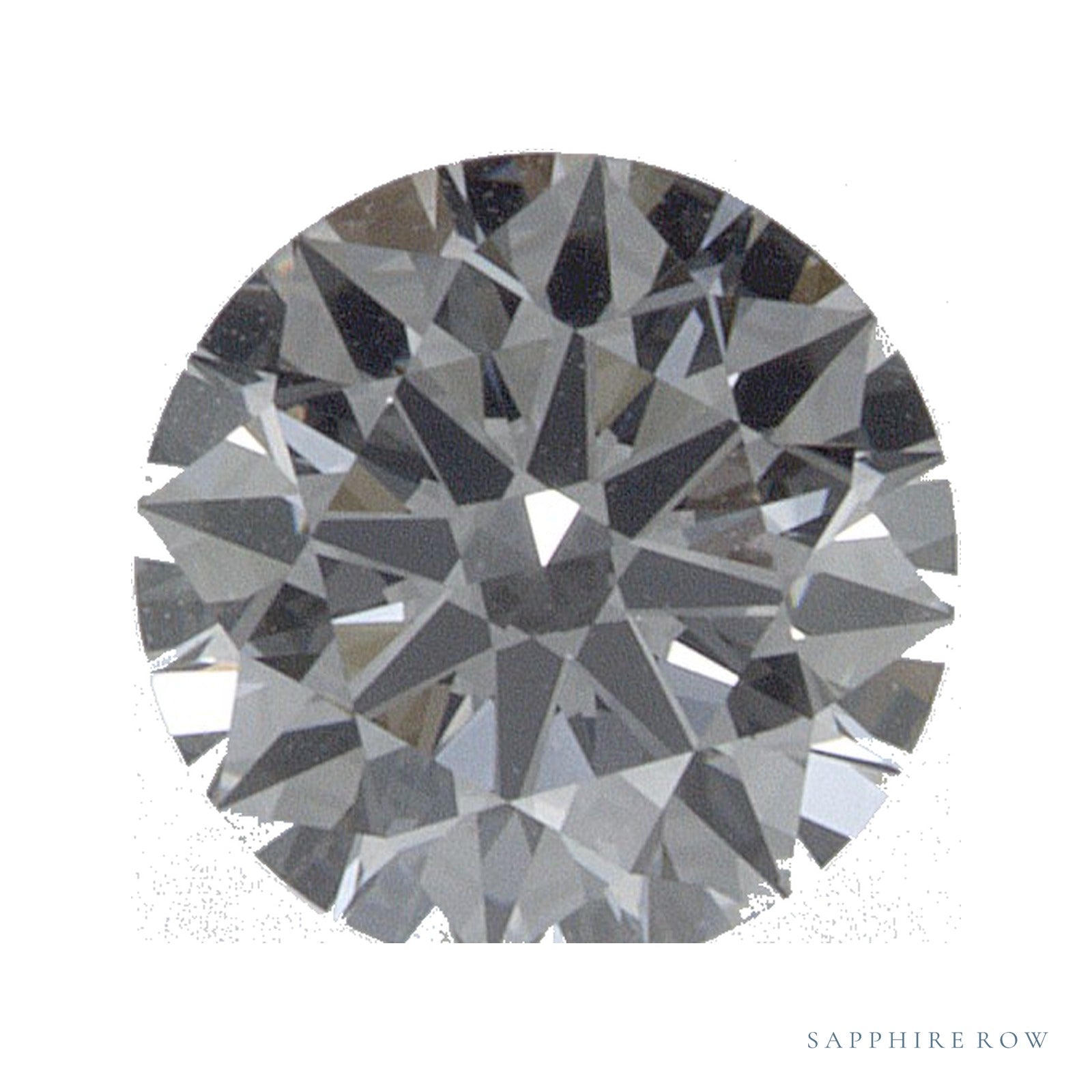 0.54 ct lab-grown diamond, round cut | Sapphire Row · cut4