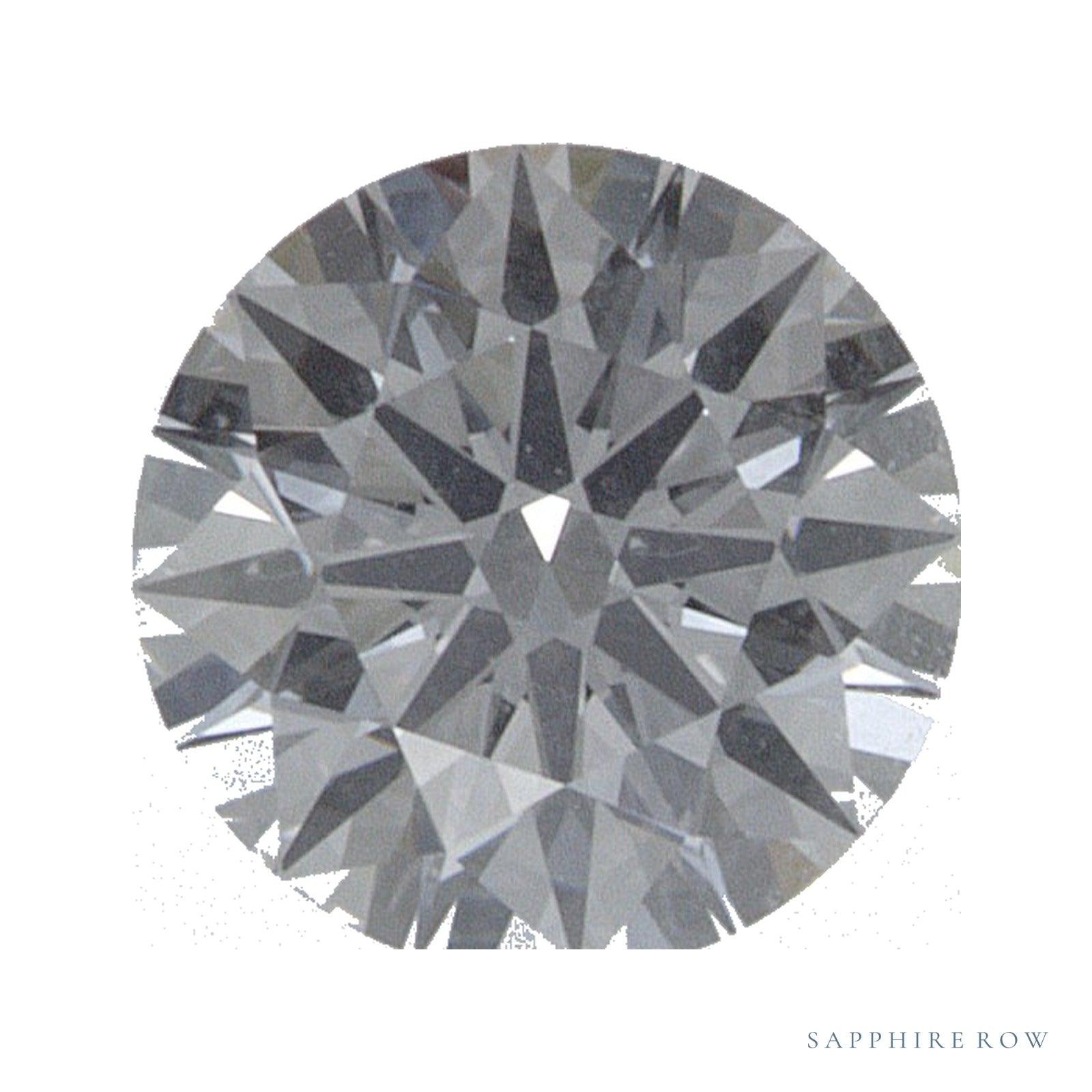0.54 ct lab-grown diamond, round cut | Sapphire Row · cut4