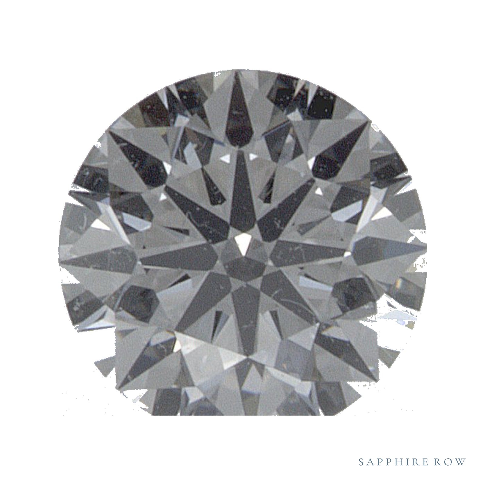 0.54 ct lab-grown diamond, round cut | Sapphire Row · cut4
