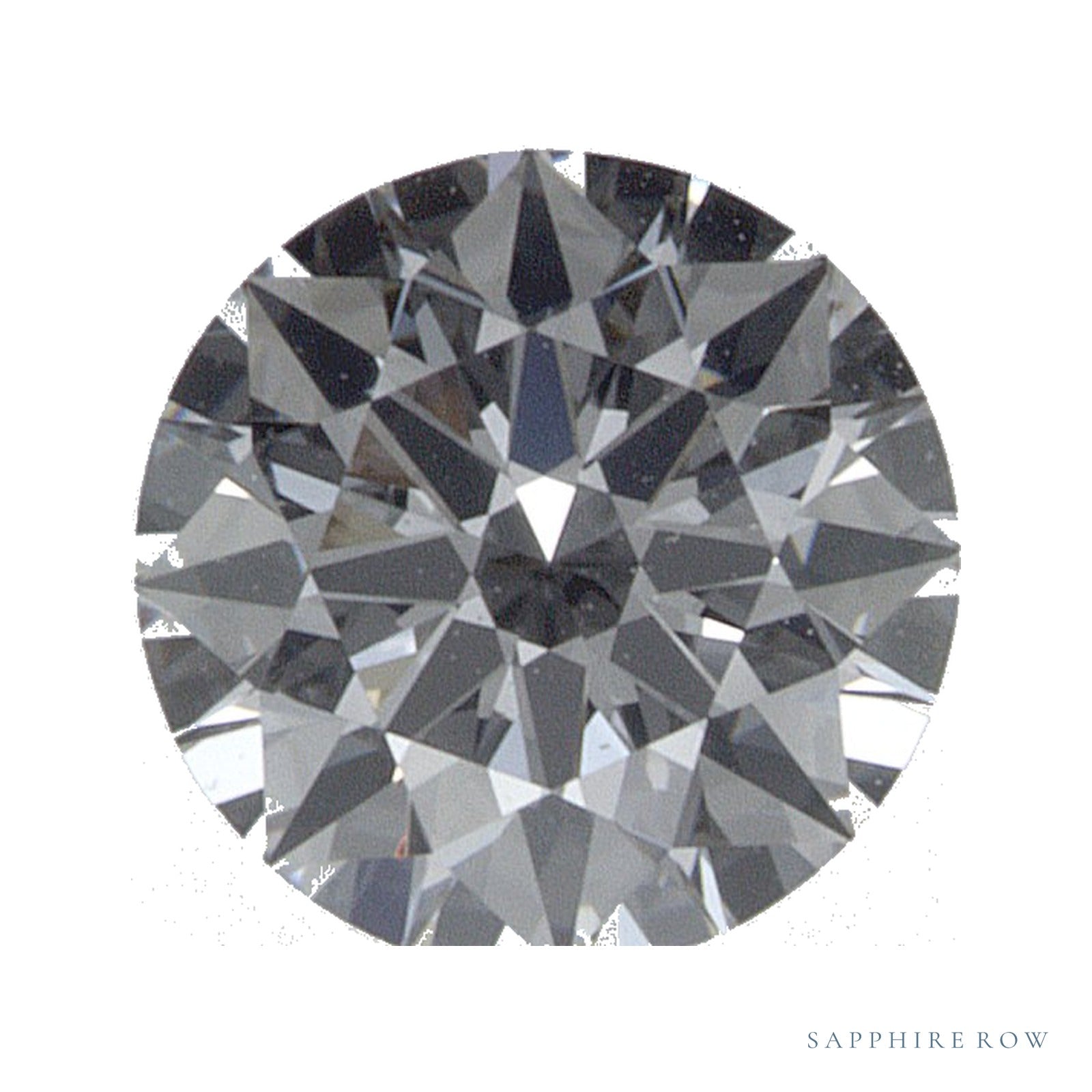 0.54 ct lab-grown diamond, round cut | Sapphire Row · cut4