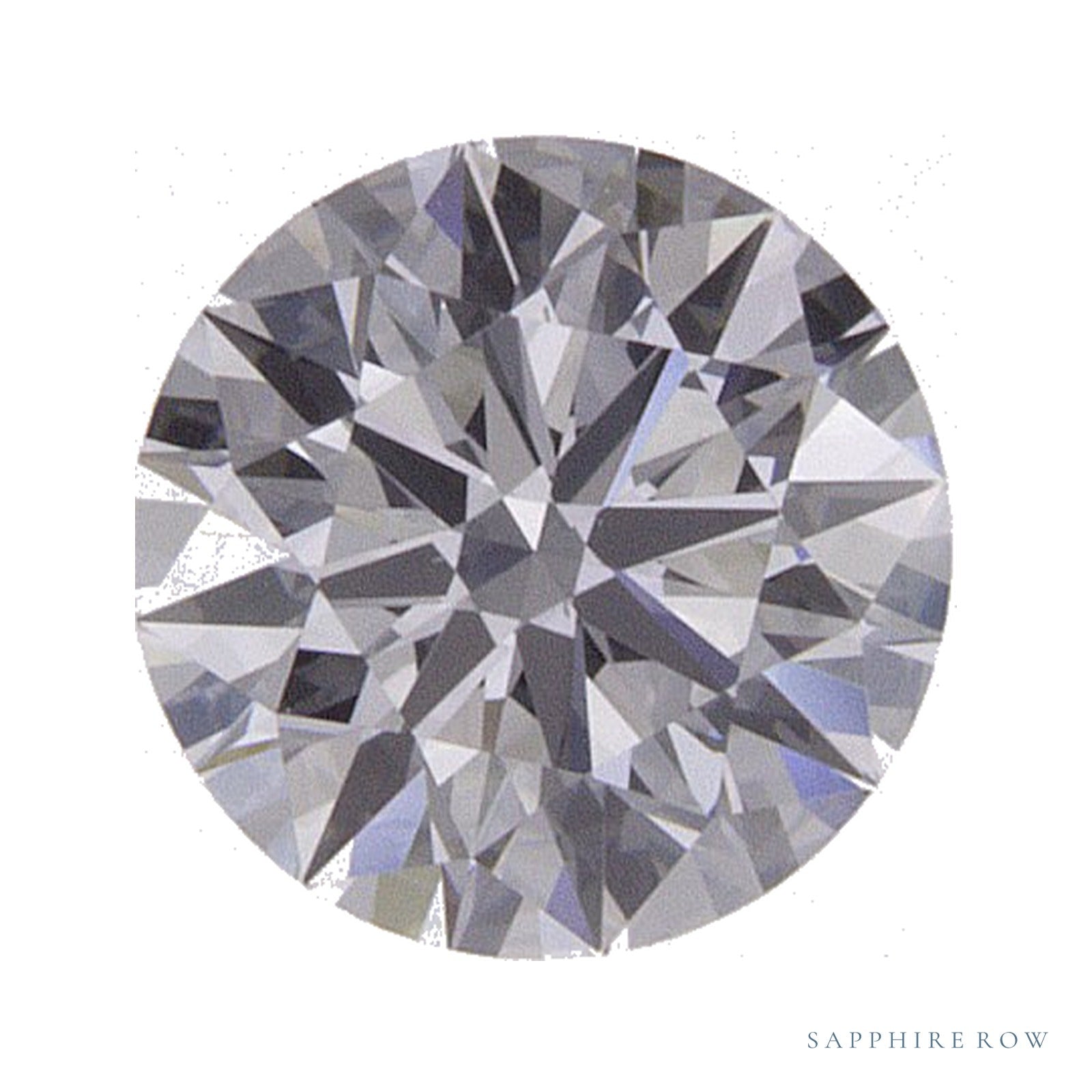 0.54 ct lab-grown diamond, round cut | Sapphire Row · cut4