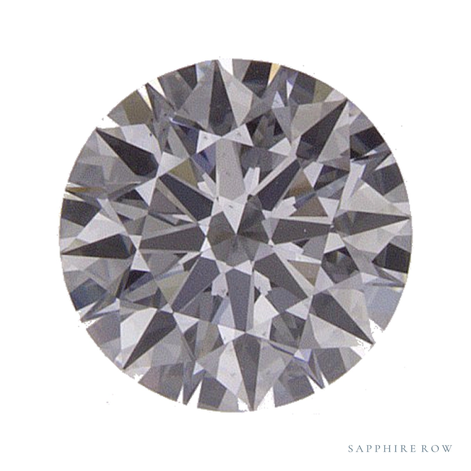 0.53 ct Round Natural Diamond – E VS2 — Sapphire Row · cut · cut3 · cut4