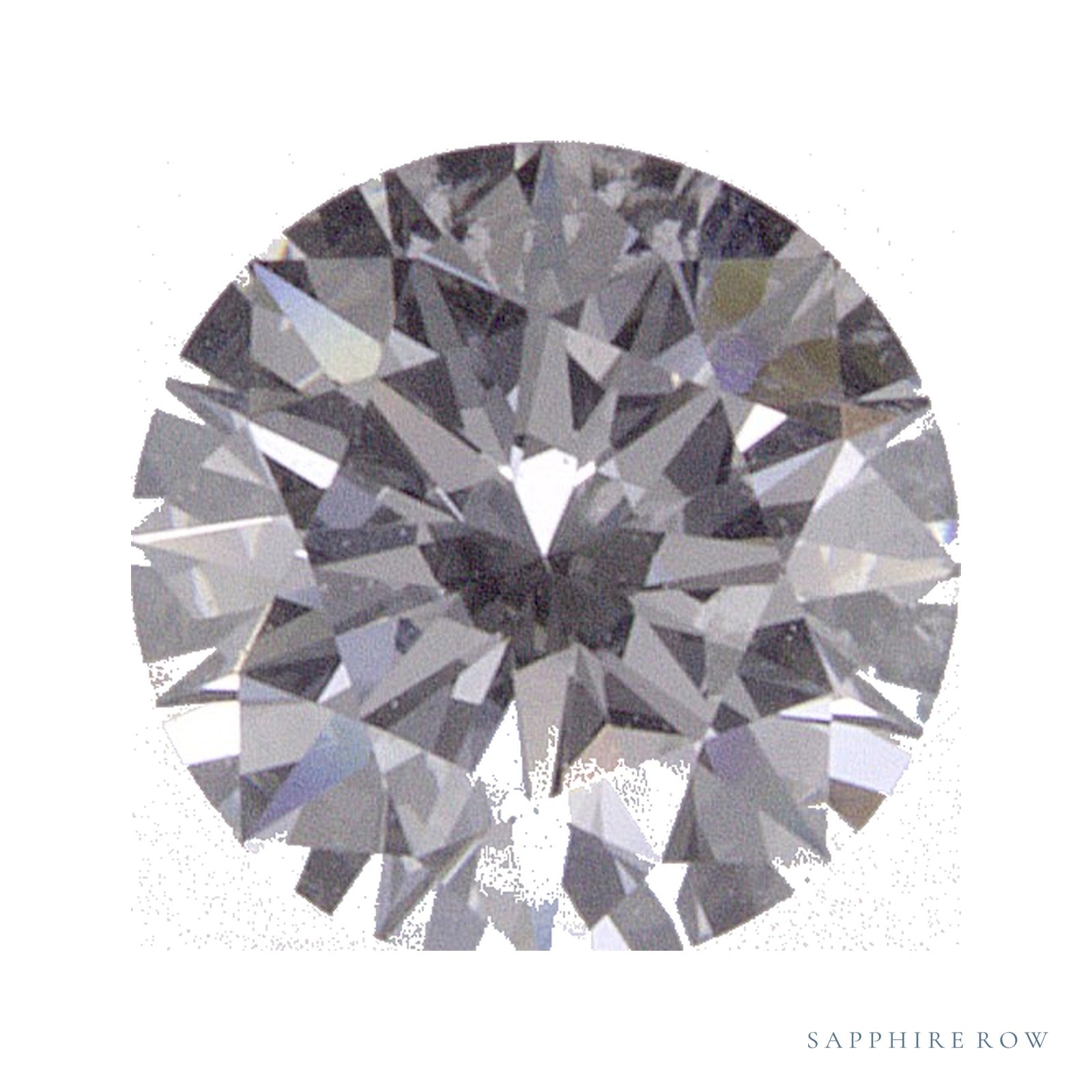 0.53 ct natural diamond, round cut | Sapphire Row · cut4