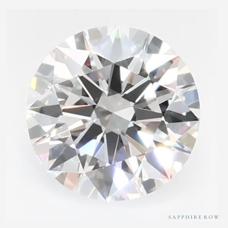 0.53 ct lab-grown diamond, round cut | Sapphire Row · cut6